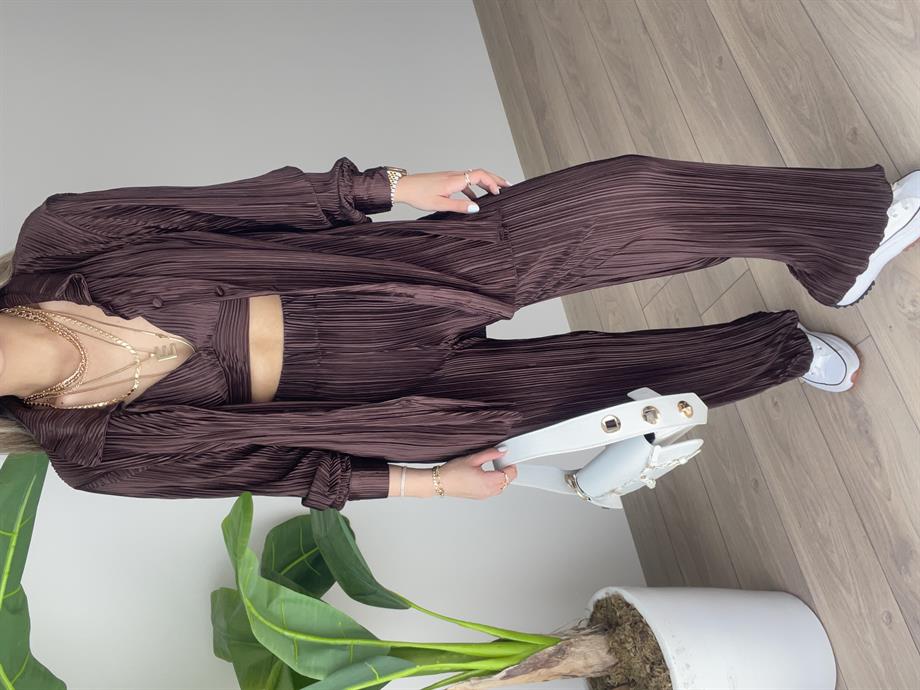 Kahve 3 Parça Takım