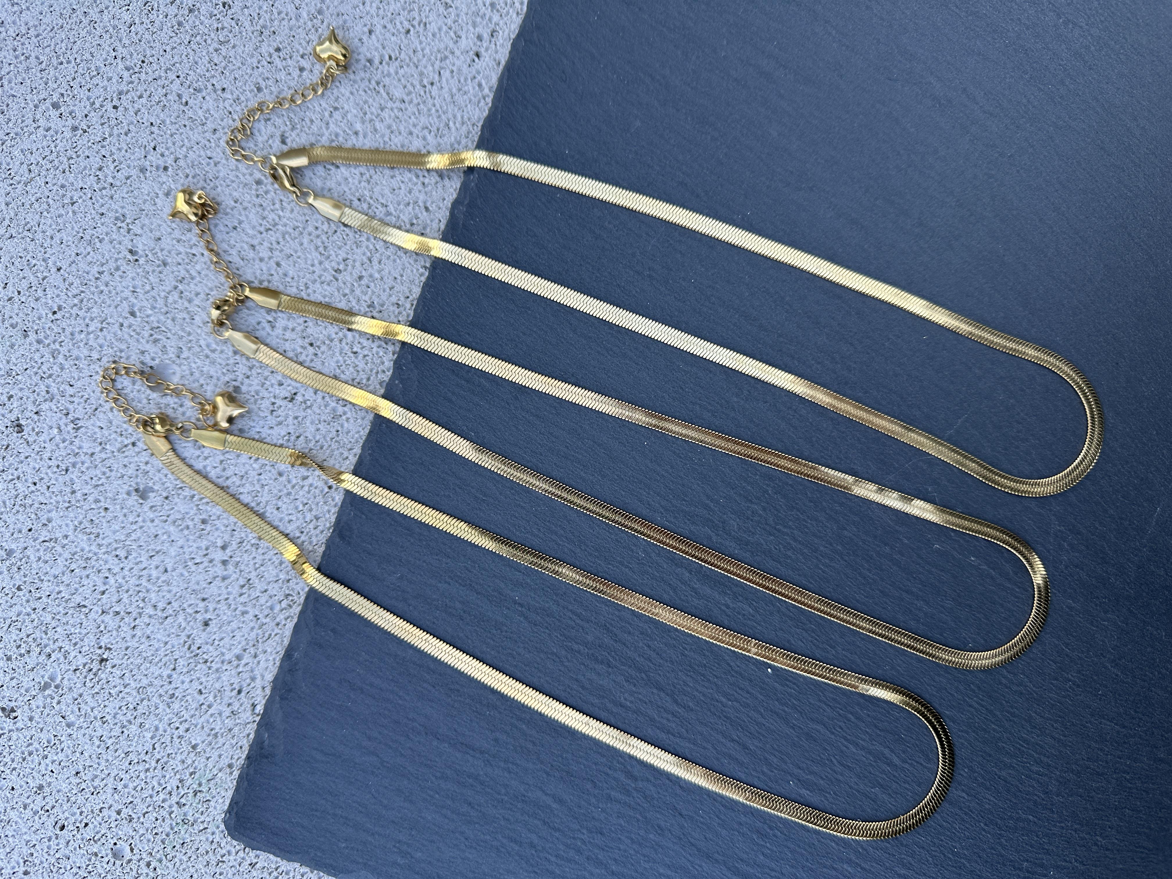 Kalın İtalyan Kolye Çelik 5855