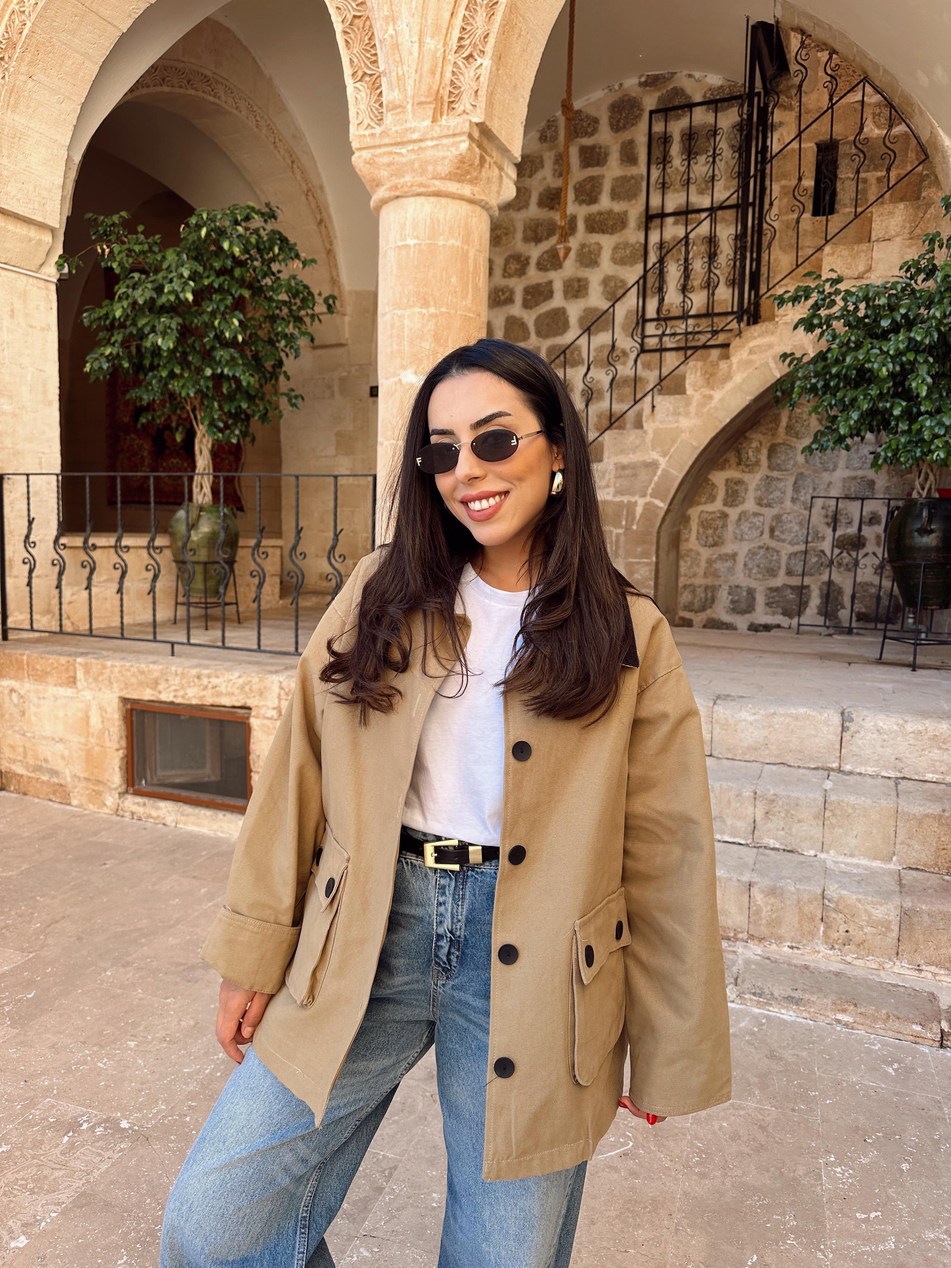 Kanvas Kadife Yaka Ceket