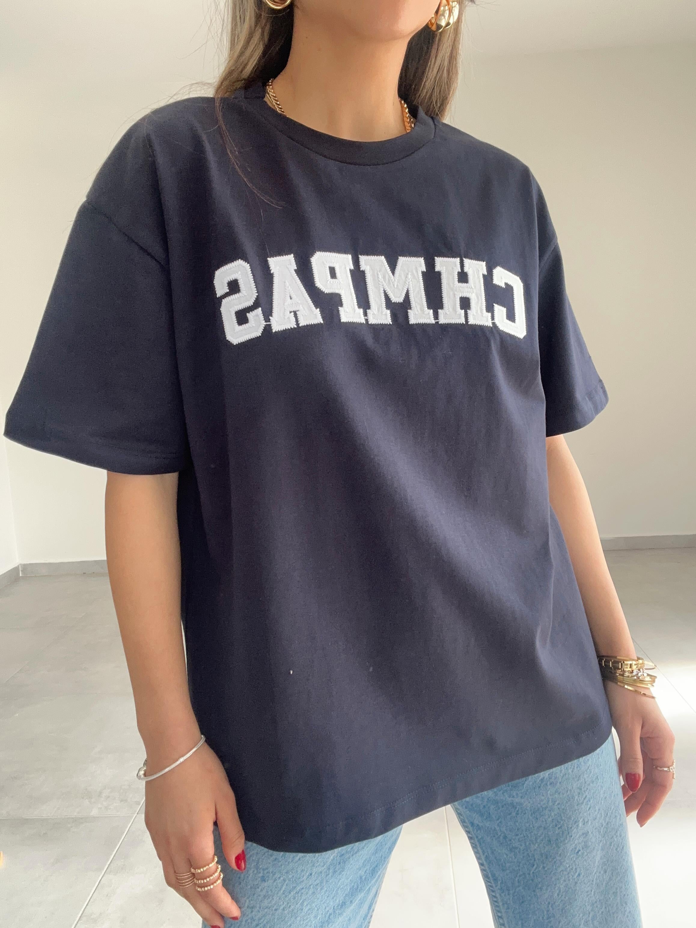 Lacivert Chmpas Tshirt