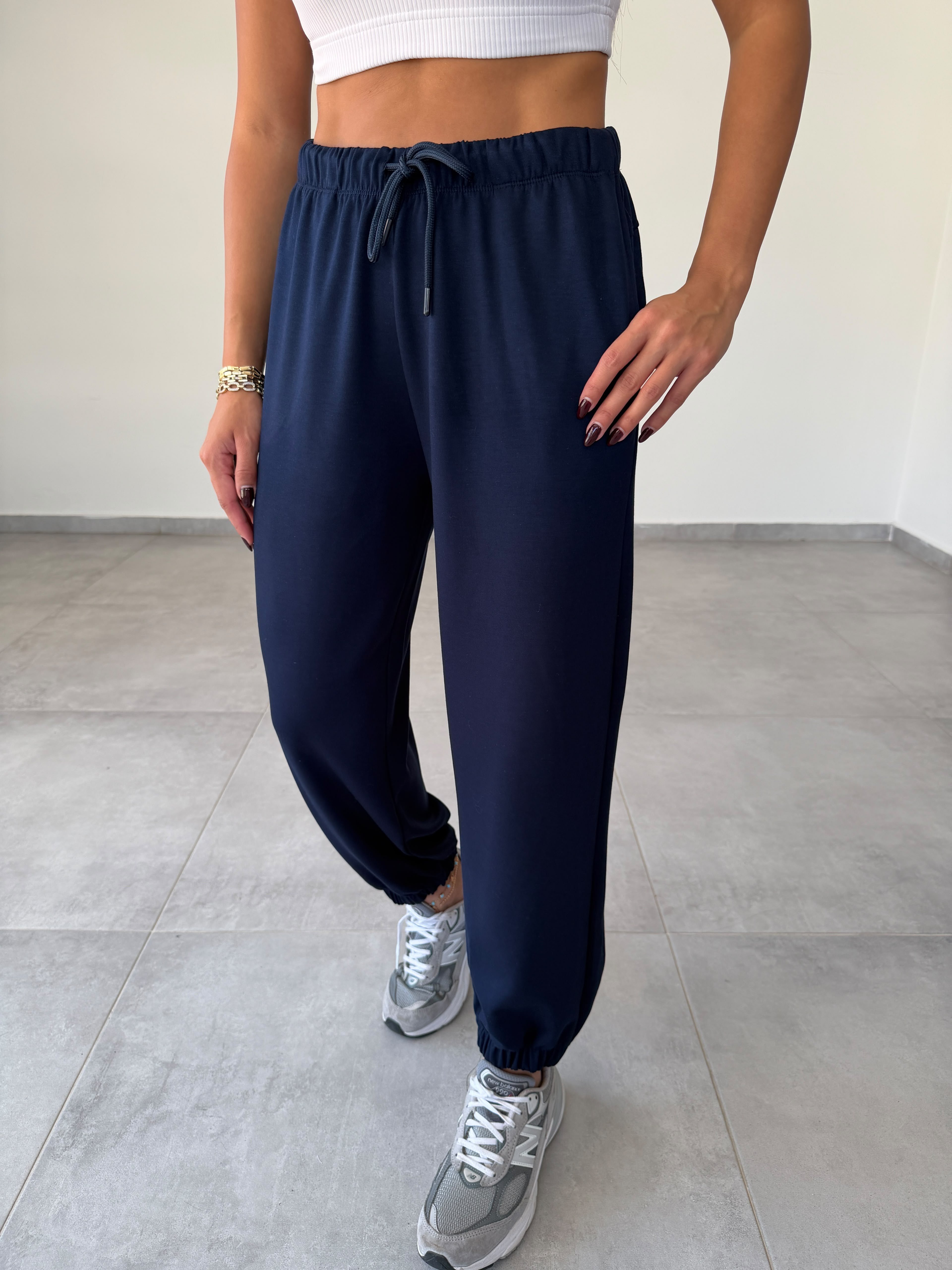 Lacivert Modal Jogger Eşofman