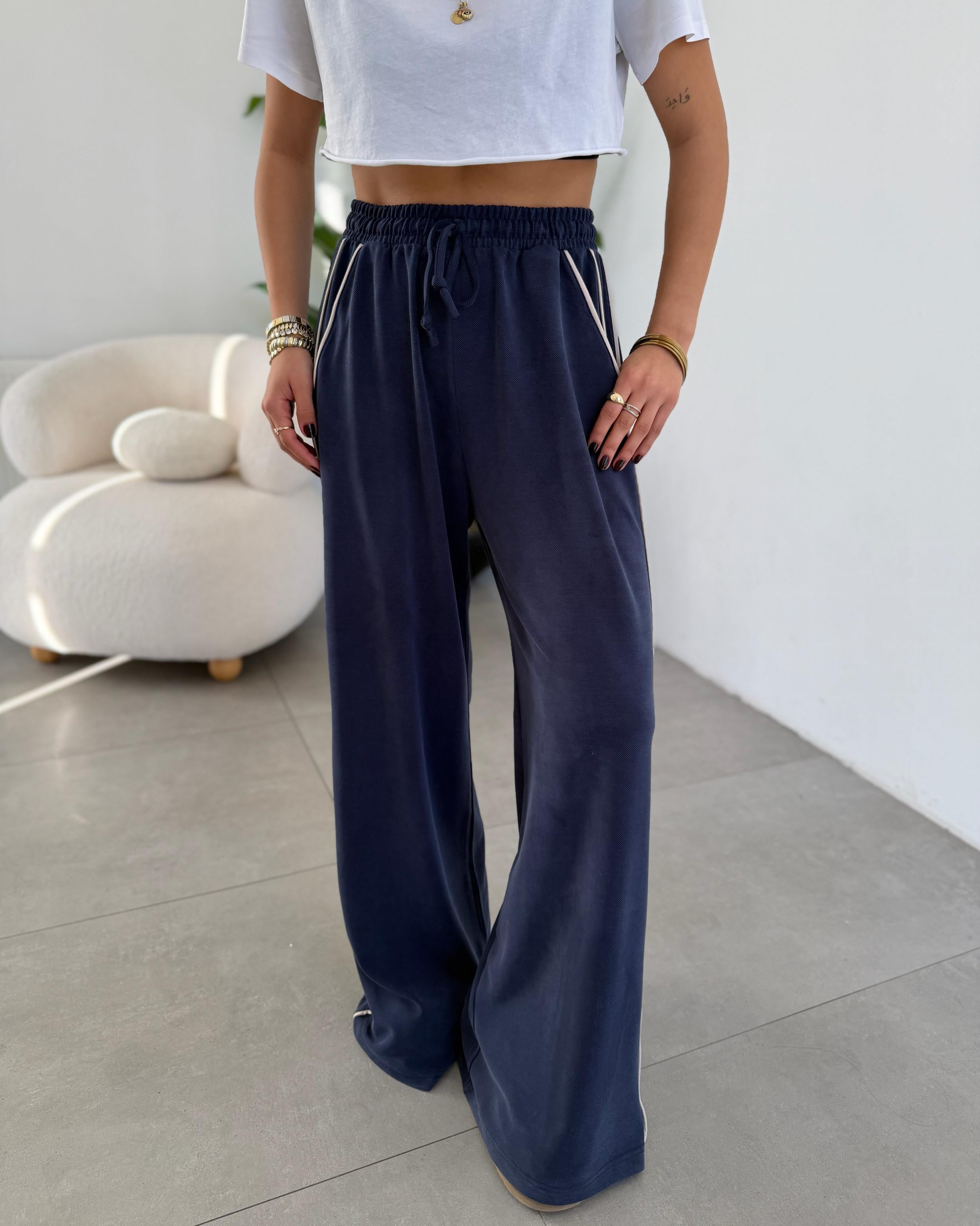 Lacivert Oys Biyeli Eşofman