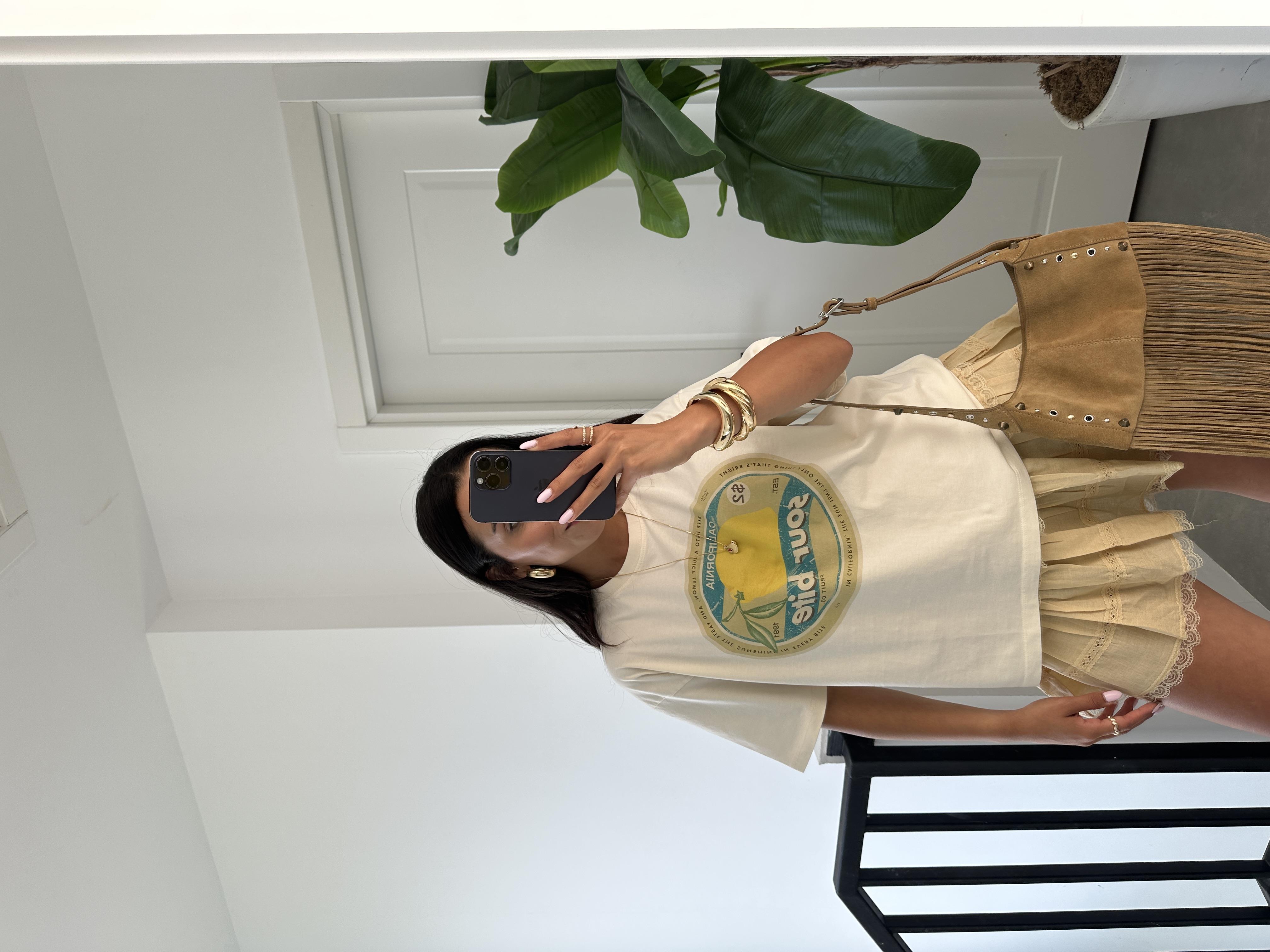 Limon Baskılı Tshirt