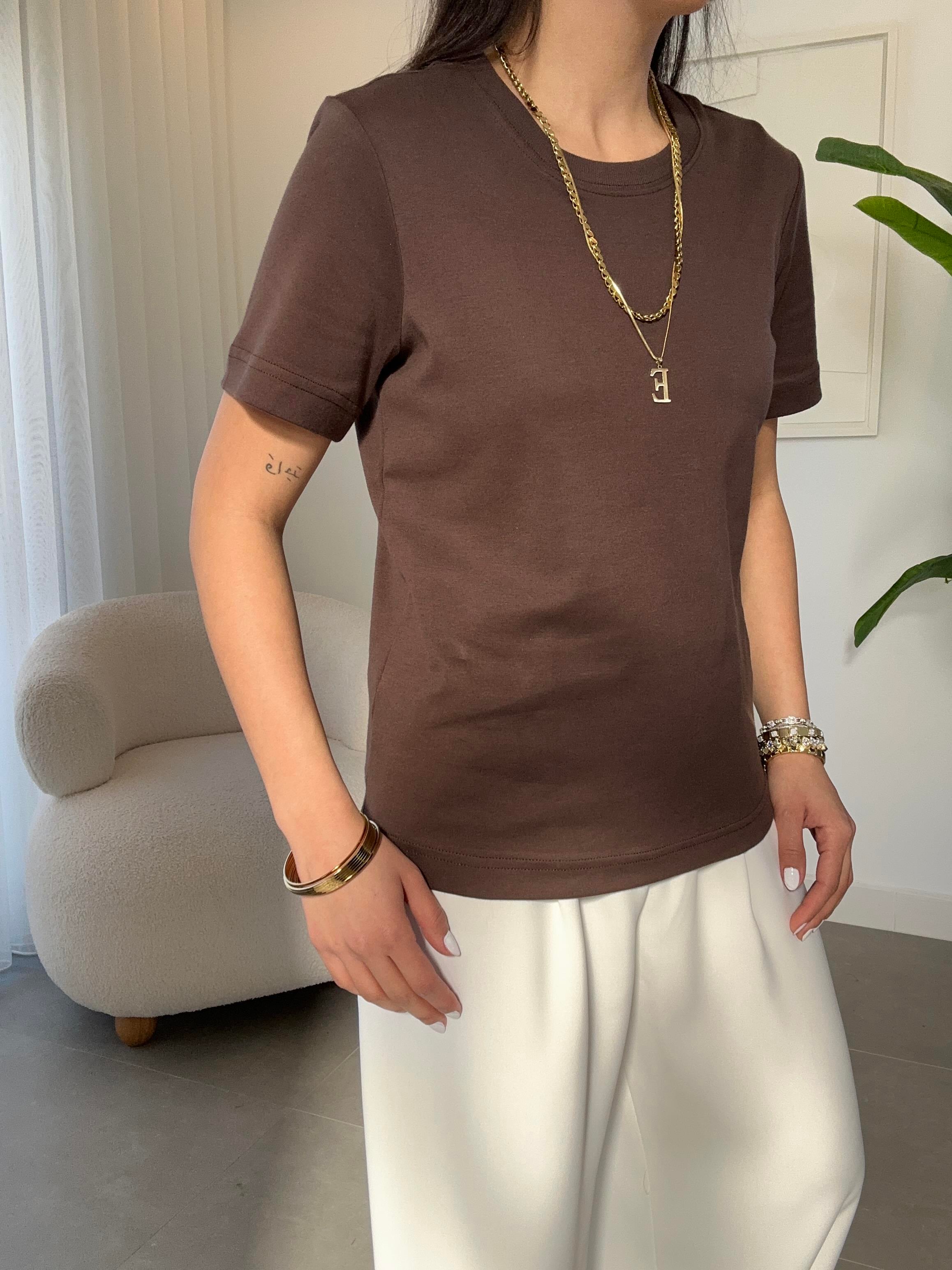 M-D Kahve Basic Tshirt