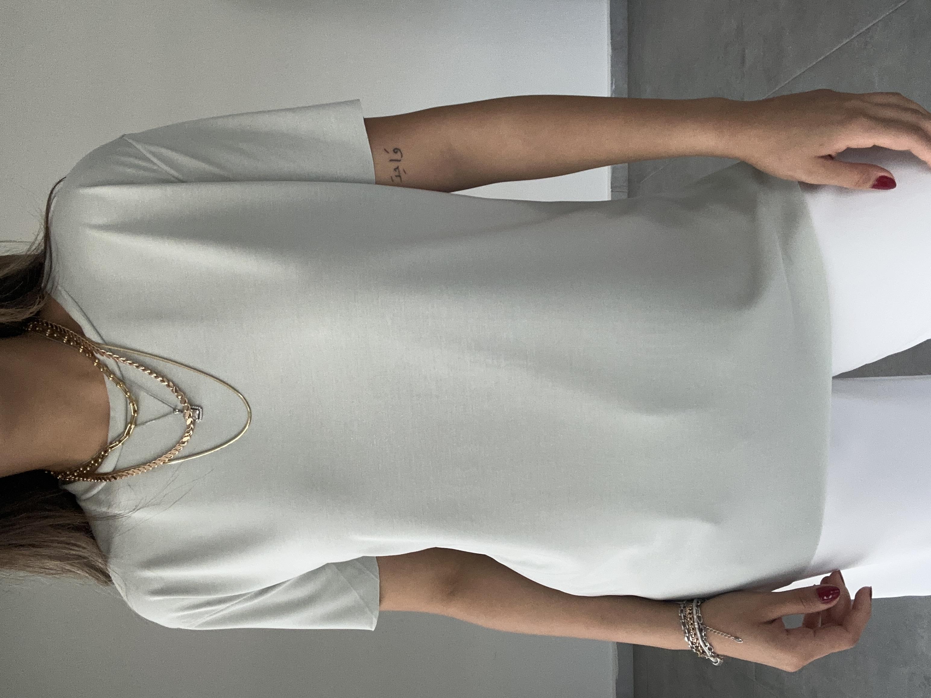 Mint Modal Kumaş Bisiklet Yaka Tişört