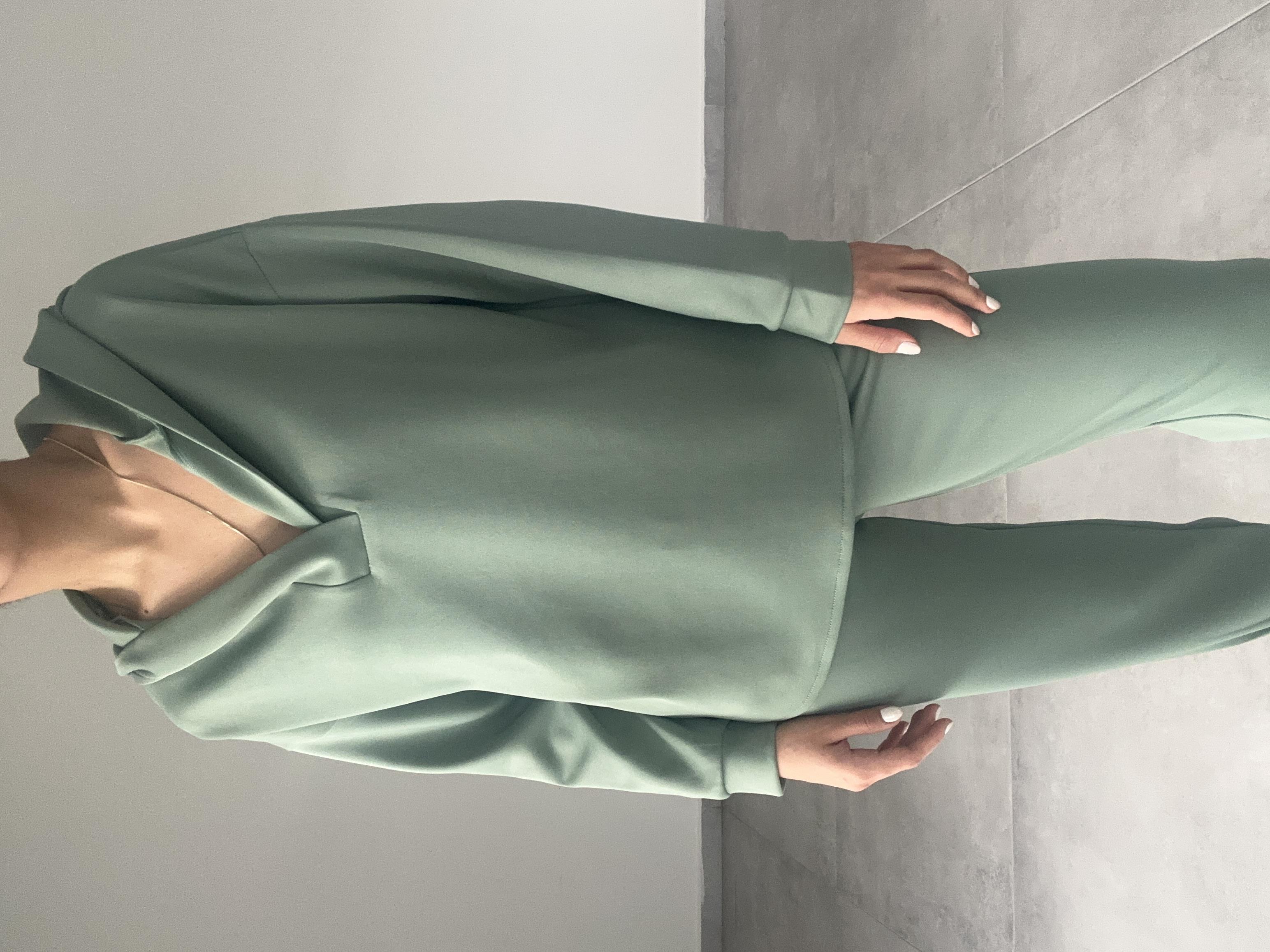 Mint Yeşil Scuba Sweatshirt