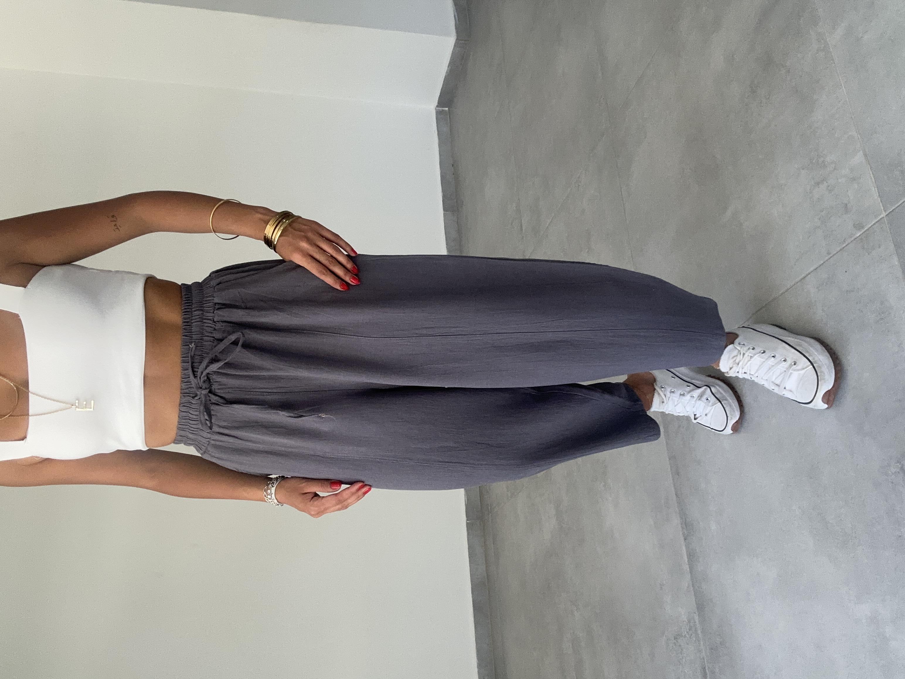 Mosy Antrasit Şalvar Pantolon