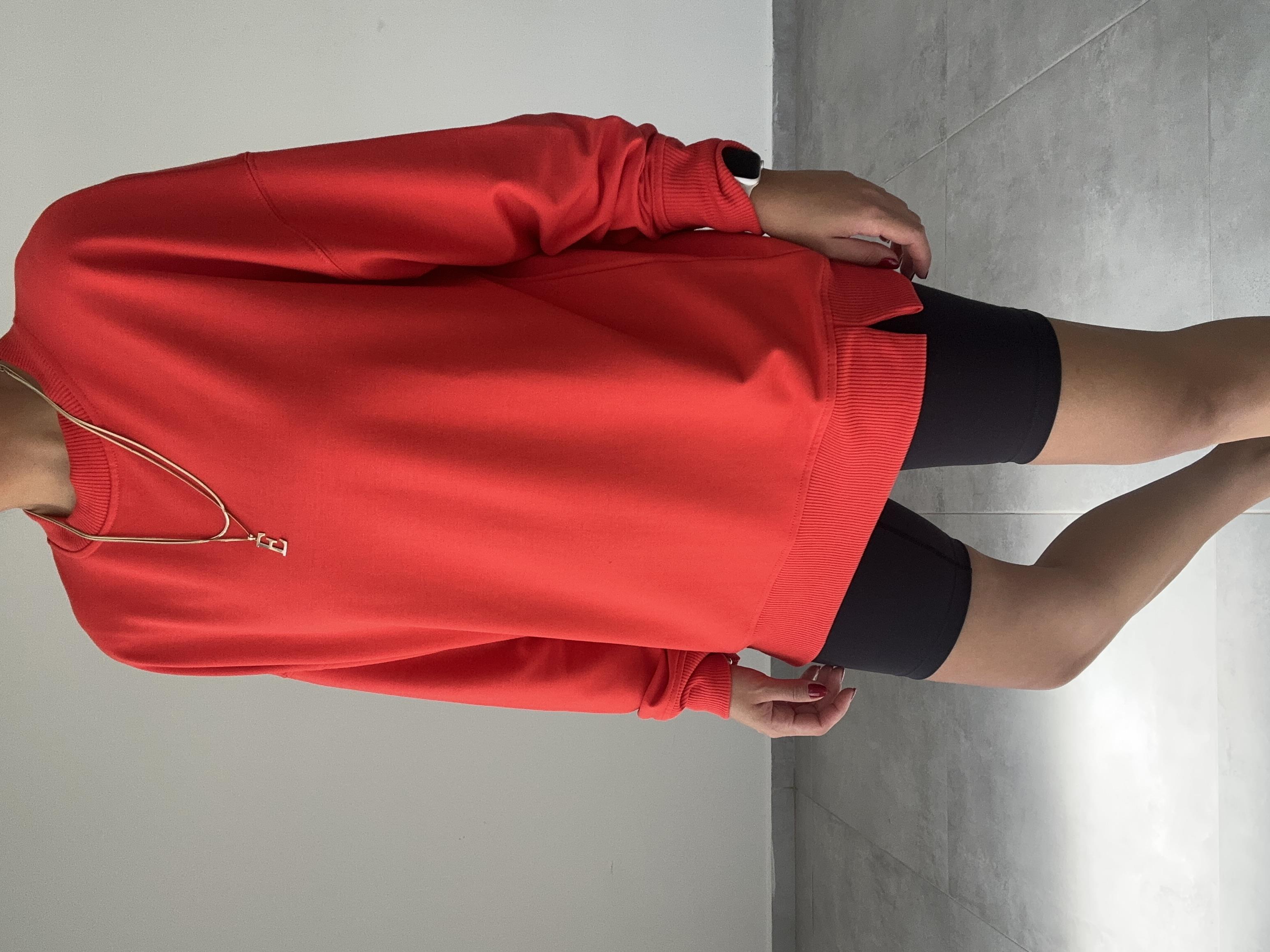 Narçiçeği  Rezerve Yanları Yırtmaç Detaylı Sweat