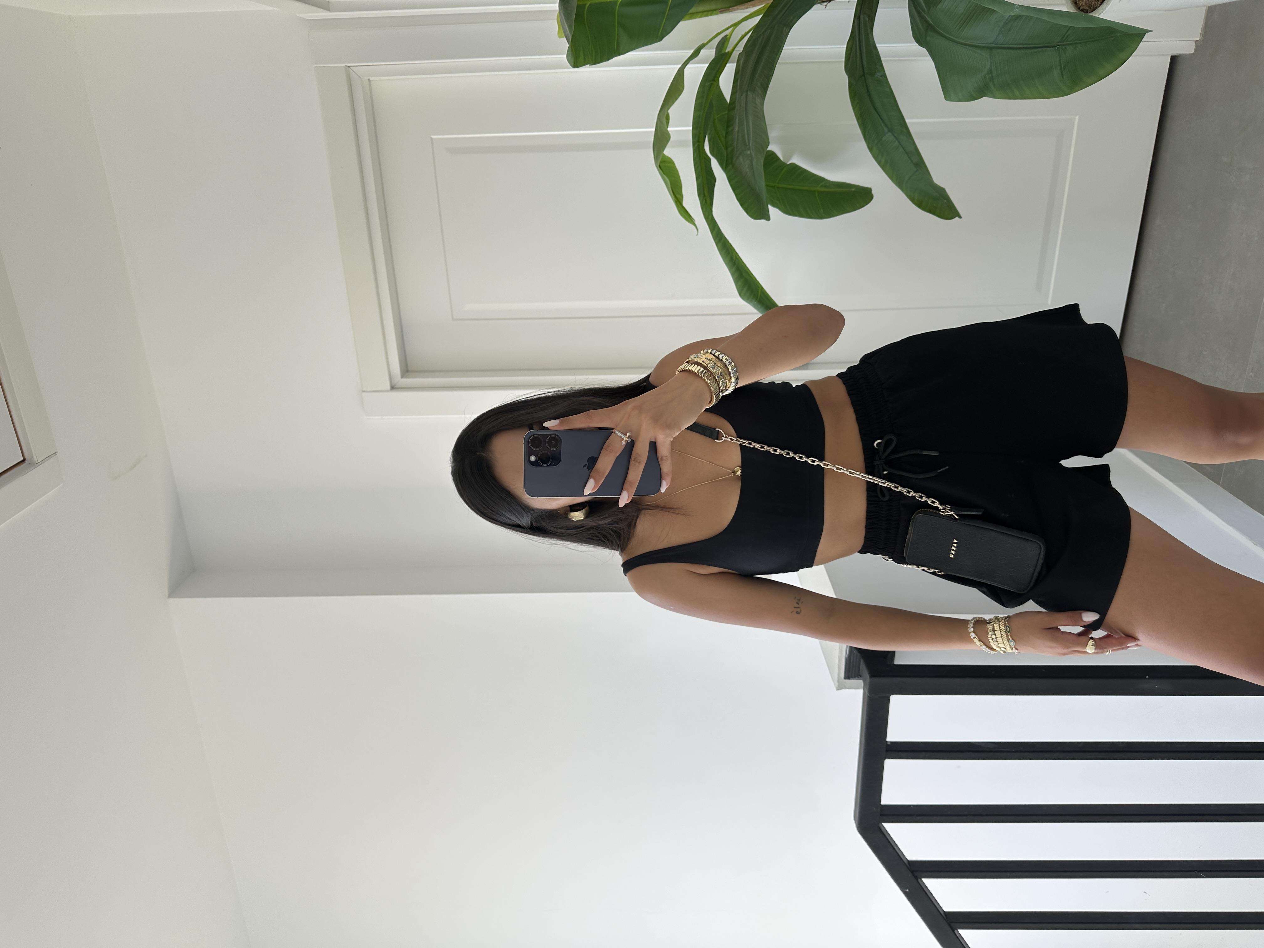 Oys Siyah Modal Şort