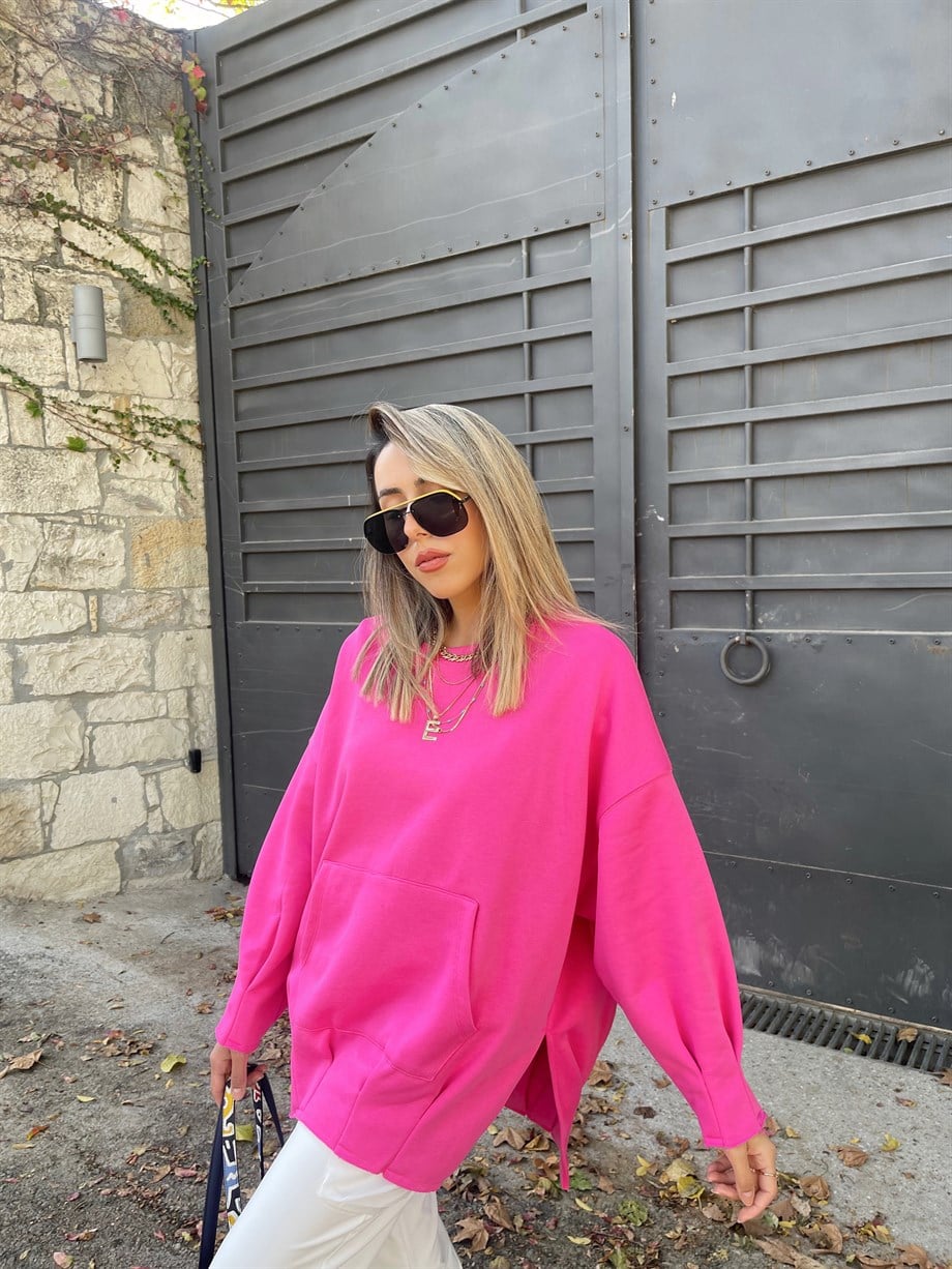 Pembe Cepli Sweatshirt