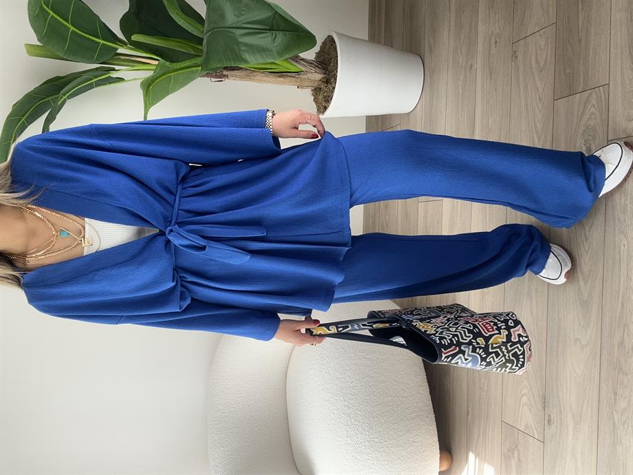 Sax Bürümcük Kimono Takım