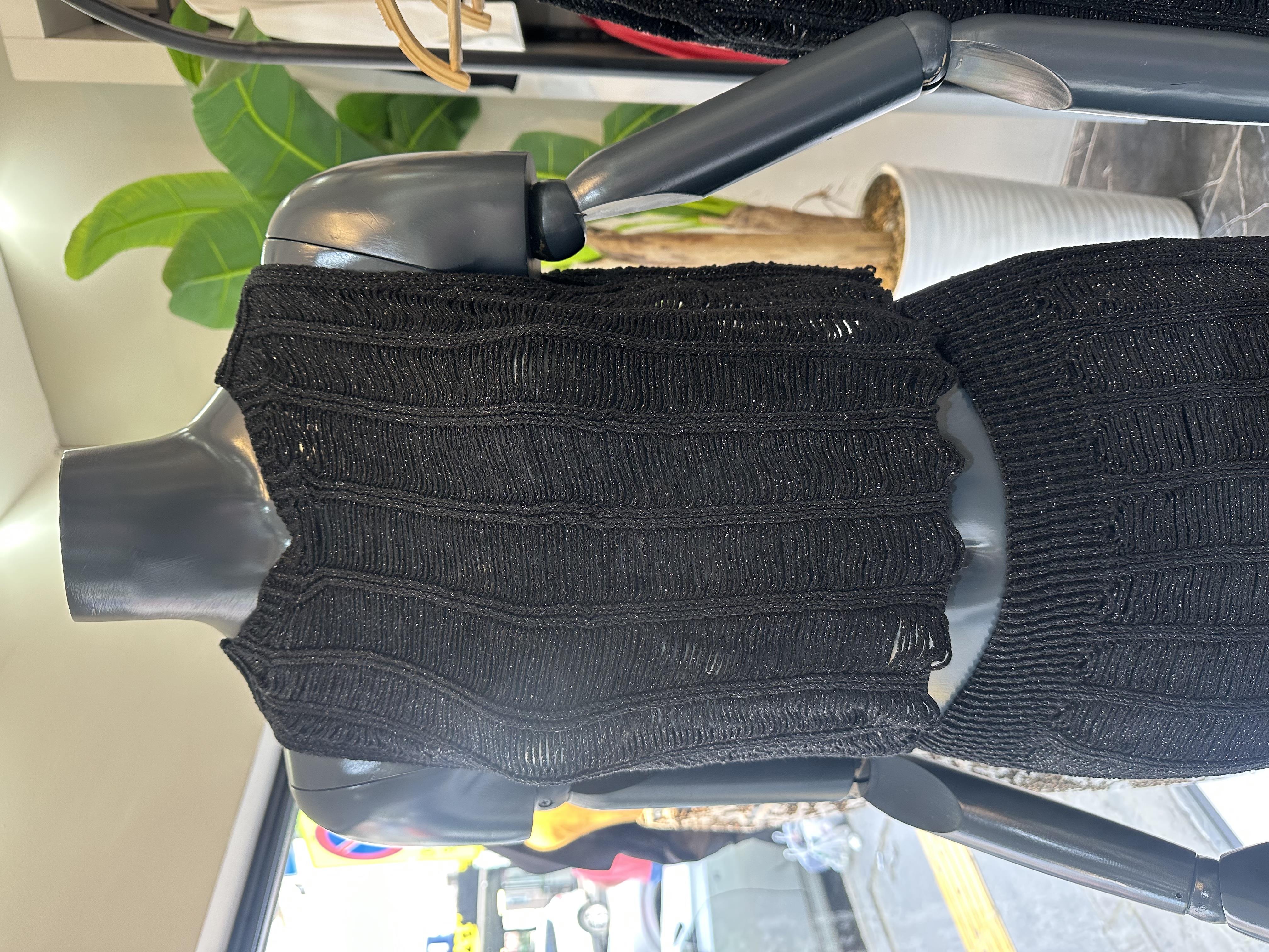 Siyah Ajurlu Triko Atlet