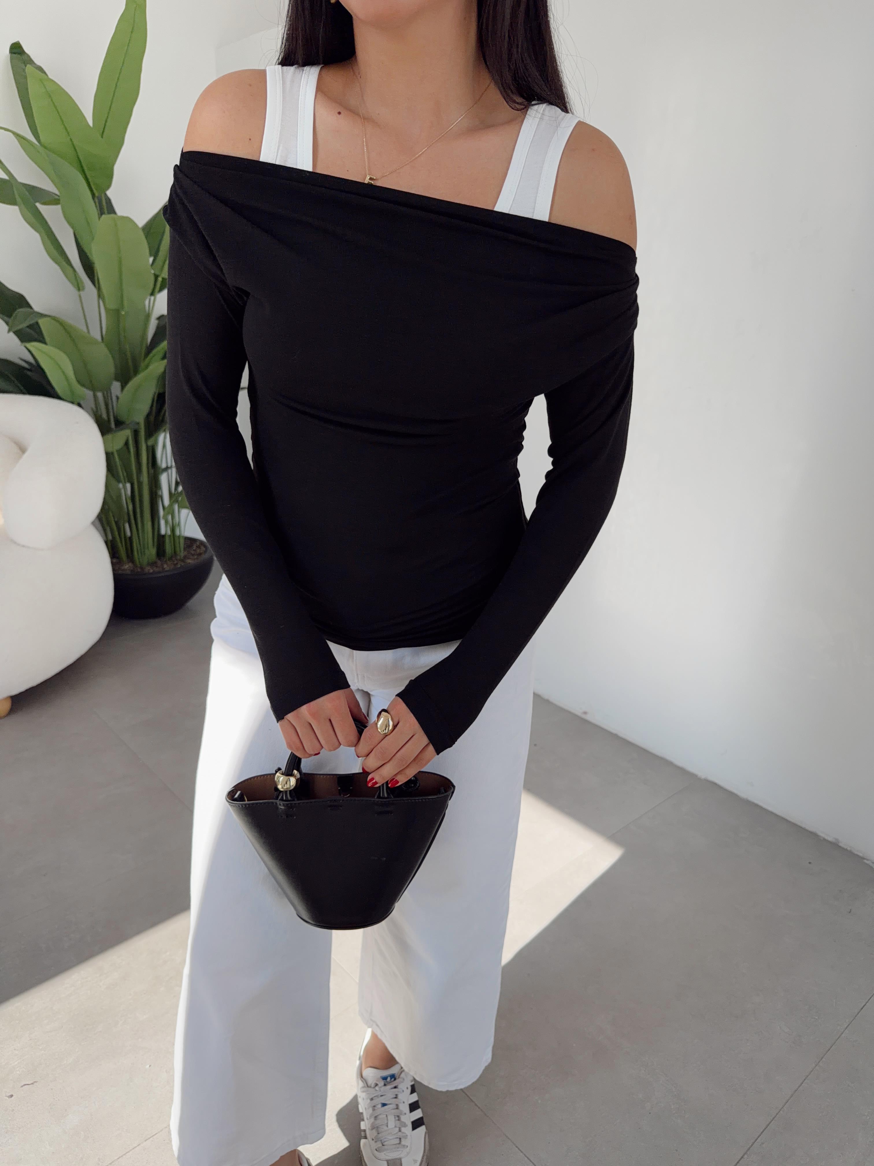 Siyah-Krem İçli Body Takım