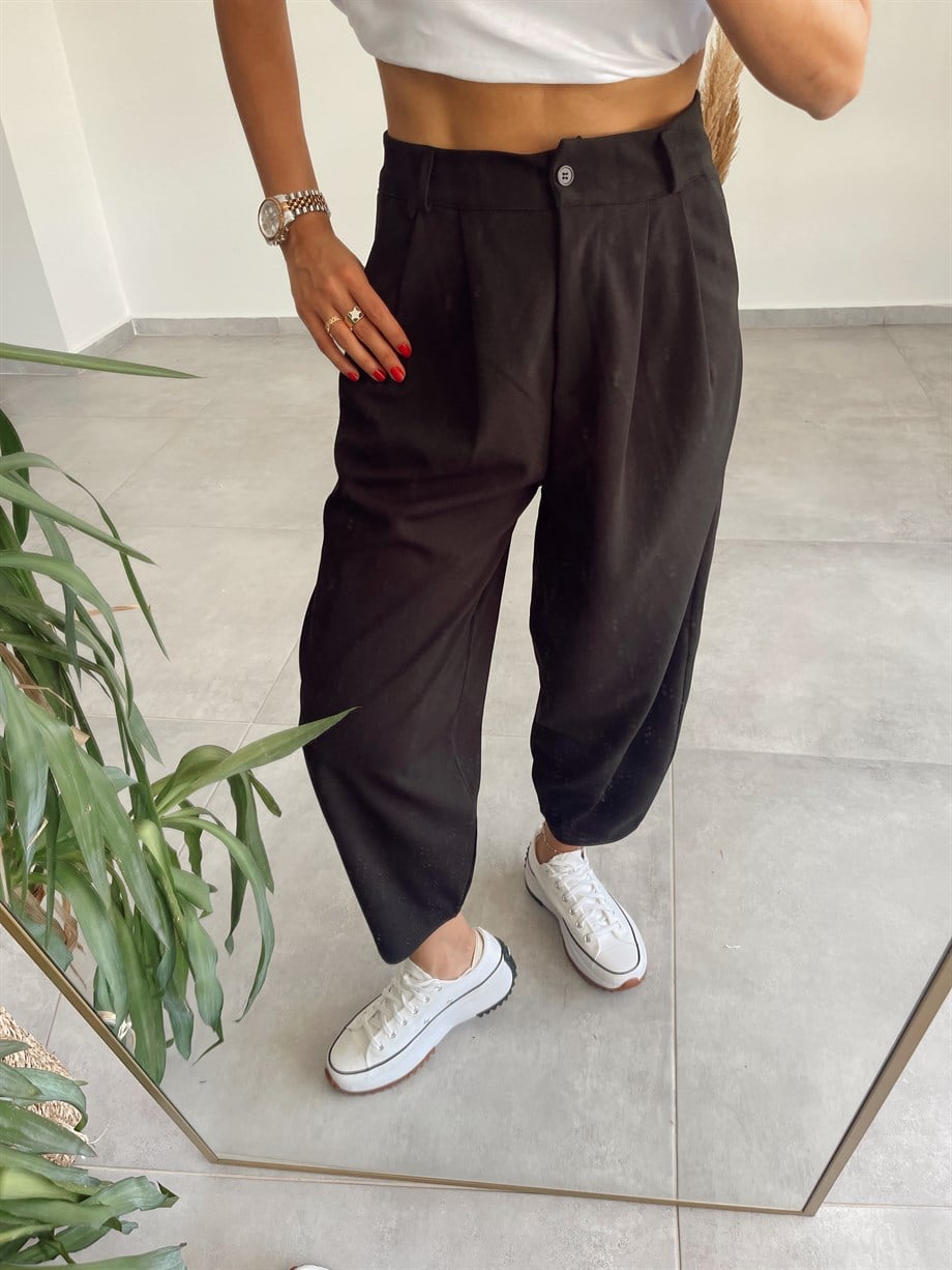 Siyah Şalvar Pantolon