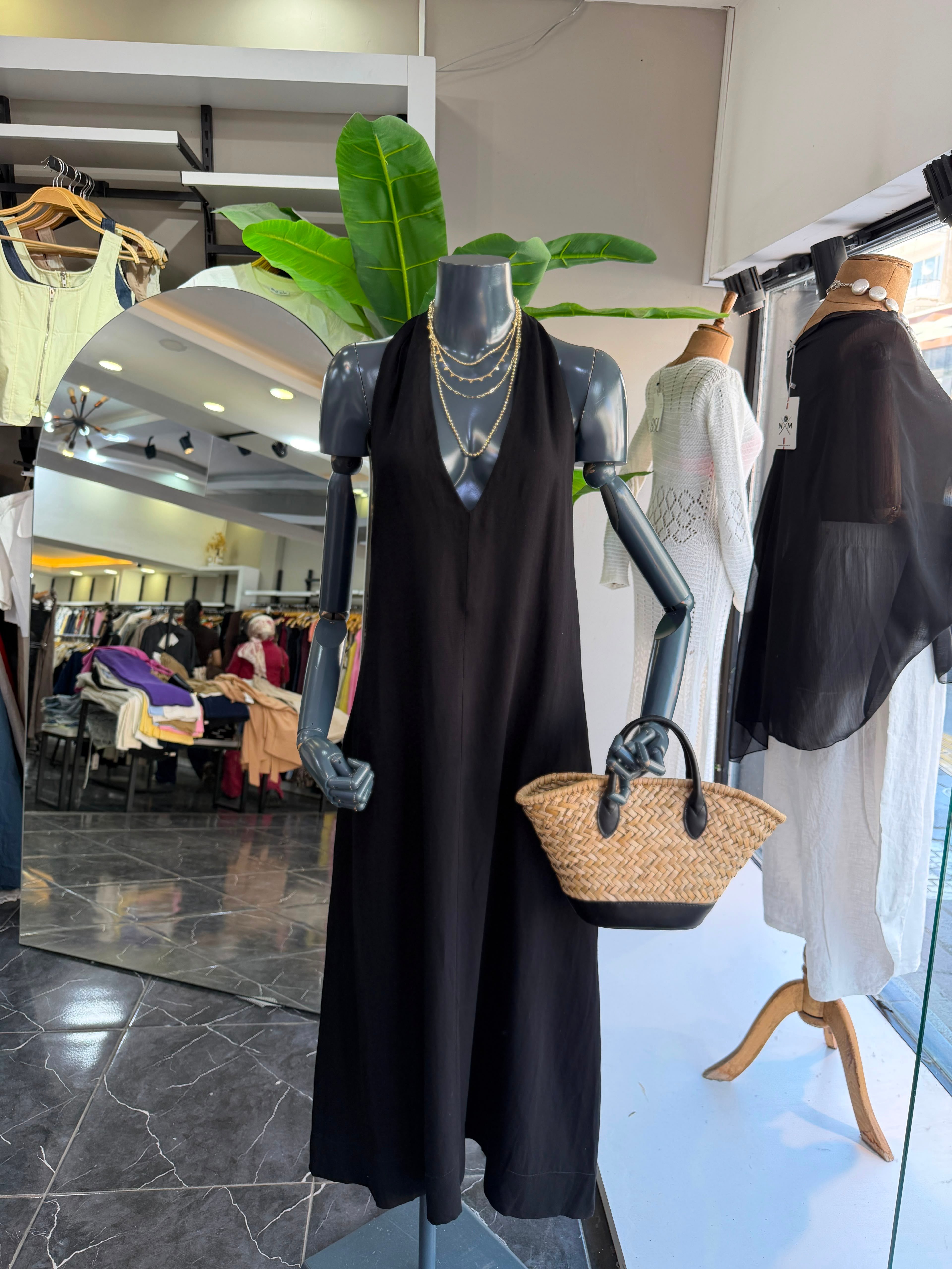Siyah Tur N.Aliki Elbise