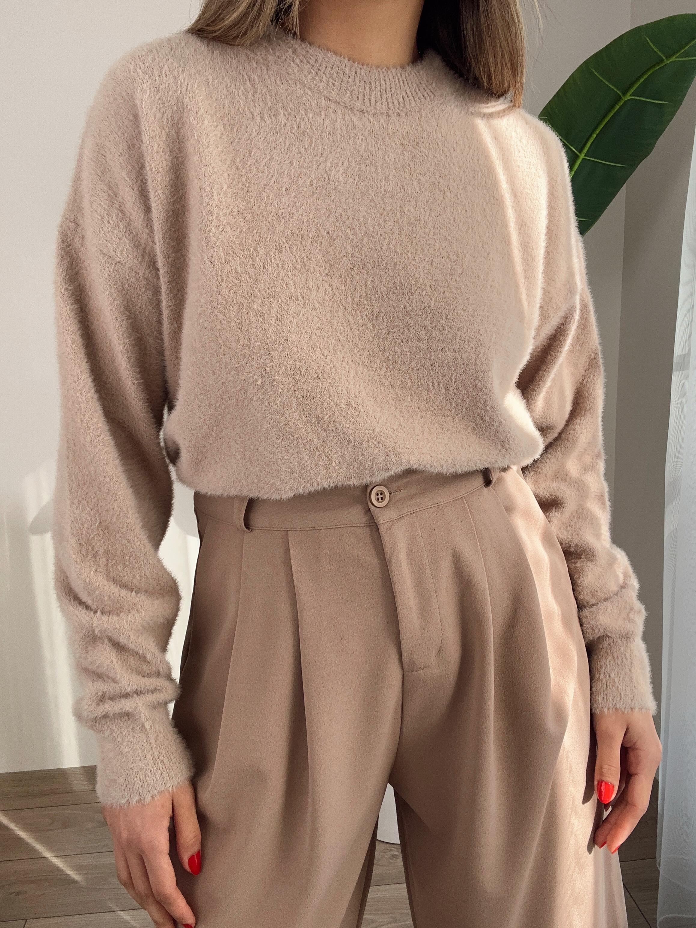 Taş Bisiklet Yaka Triko Kazak