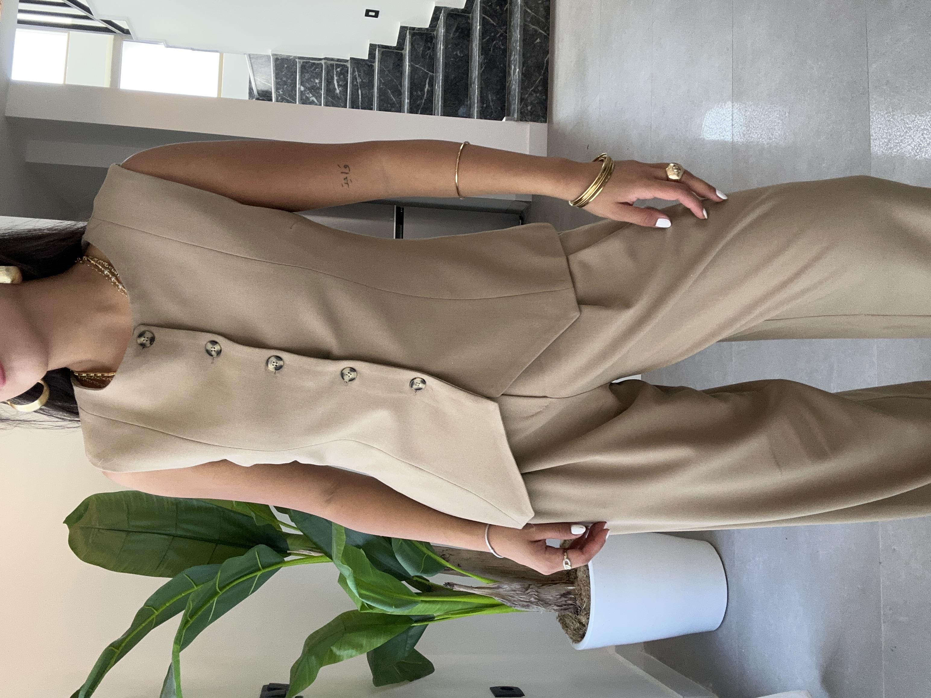 Vizon Düğmeli Yelek