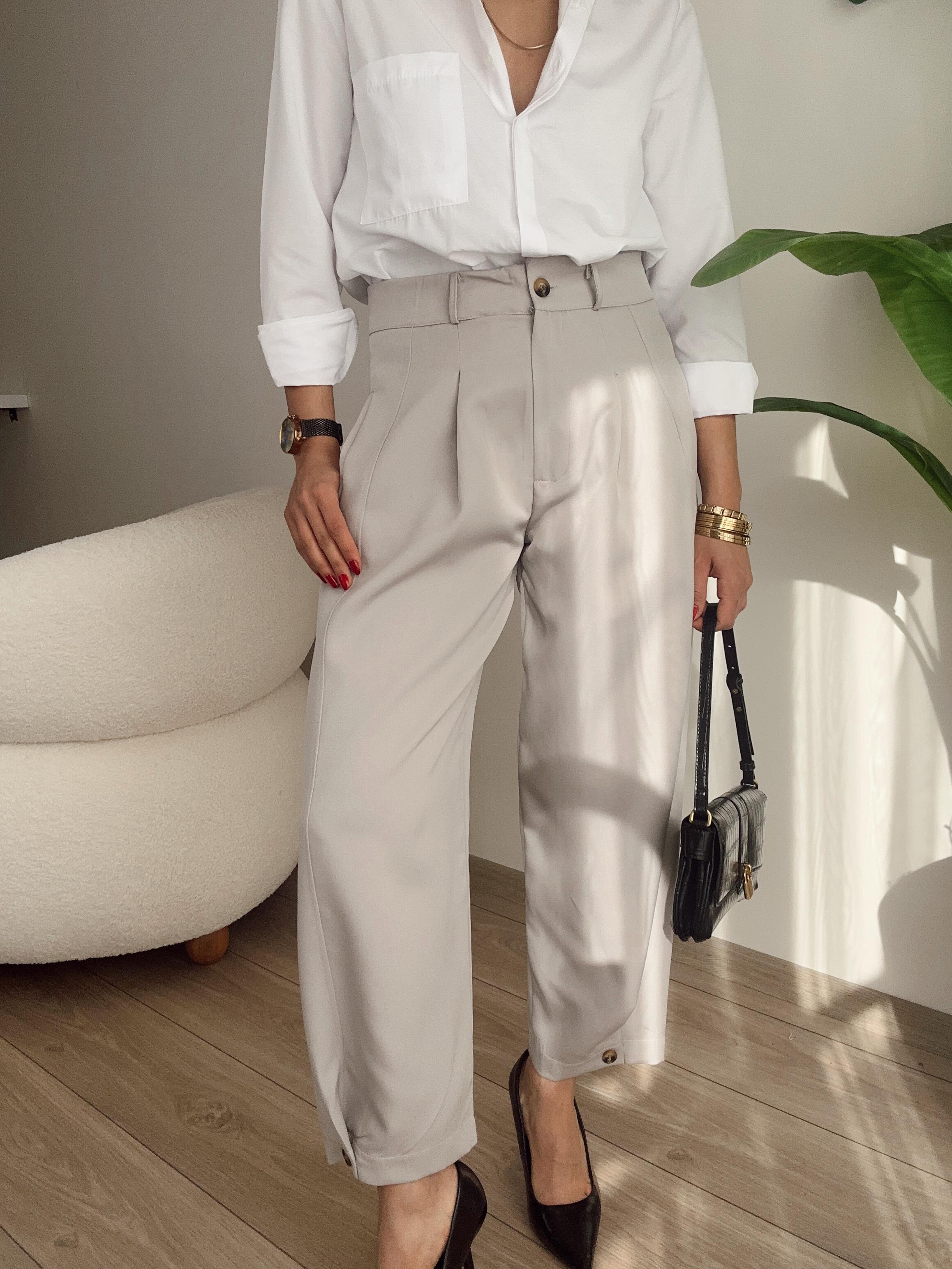 Vizon Paça Düğme Pantolon