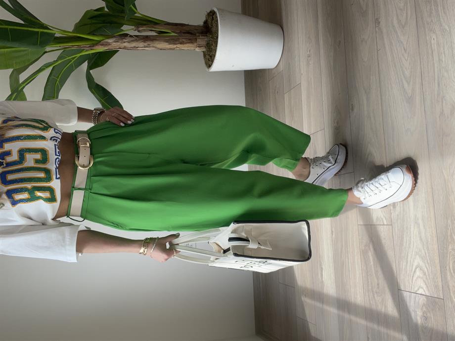 Wendi Yeşil Şalvar Pantolon