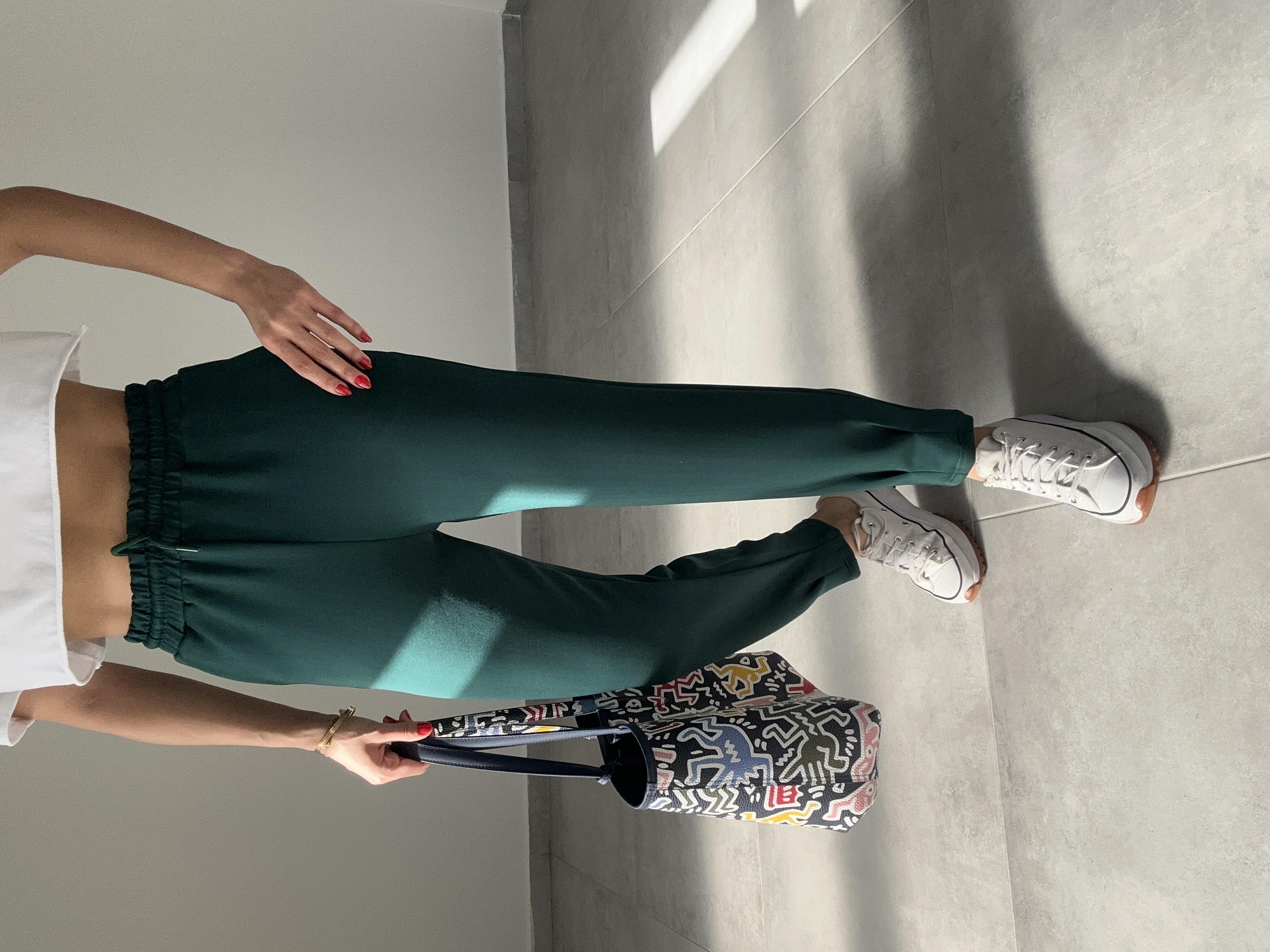 Zümrüt Scuba Paça Pileli Eşofman