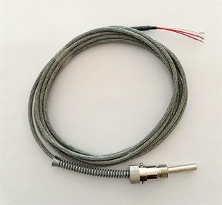 ‏‏‎ ‎ Sıcaklık Sensörleri Bayonet Tip PT-100 Sensör - 3 Mt Kablo Boyu