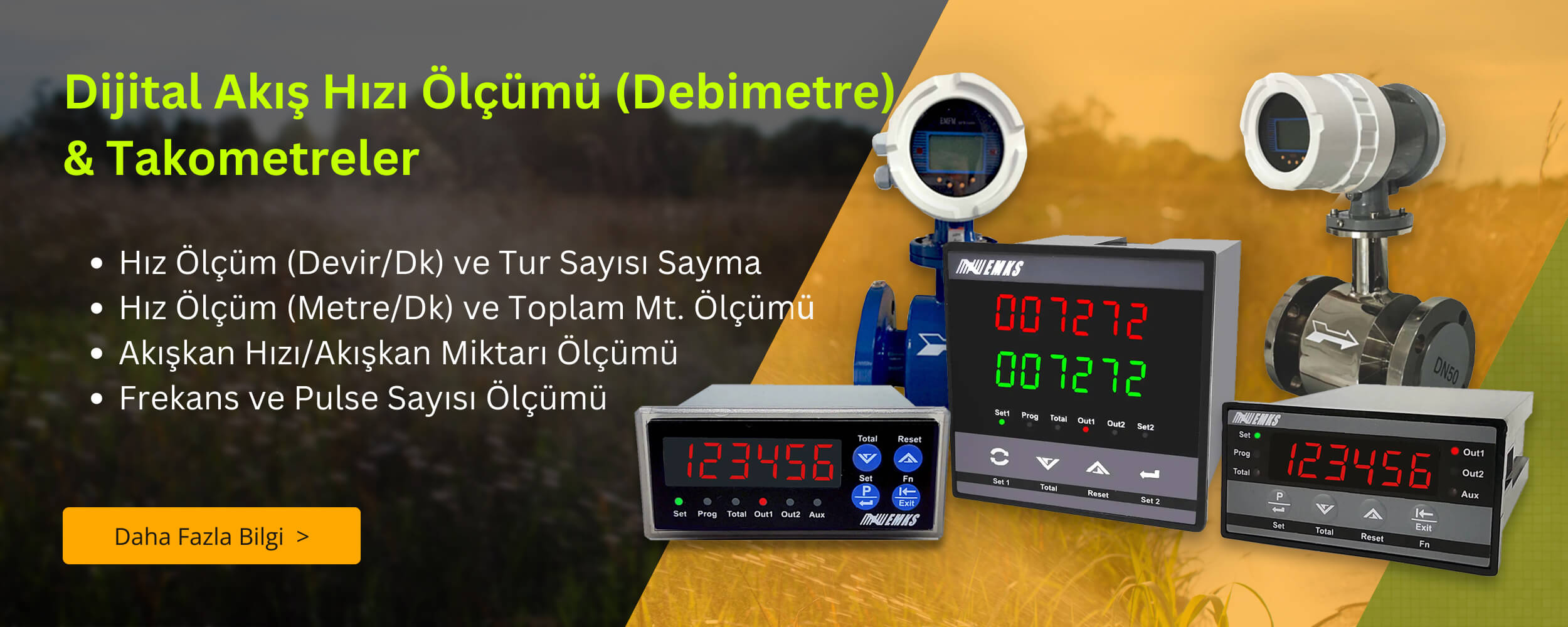 Dijital Debimetreler & Akış Ölçerler - emksmarket.com