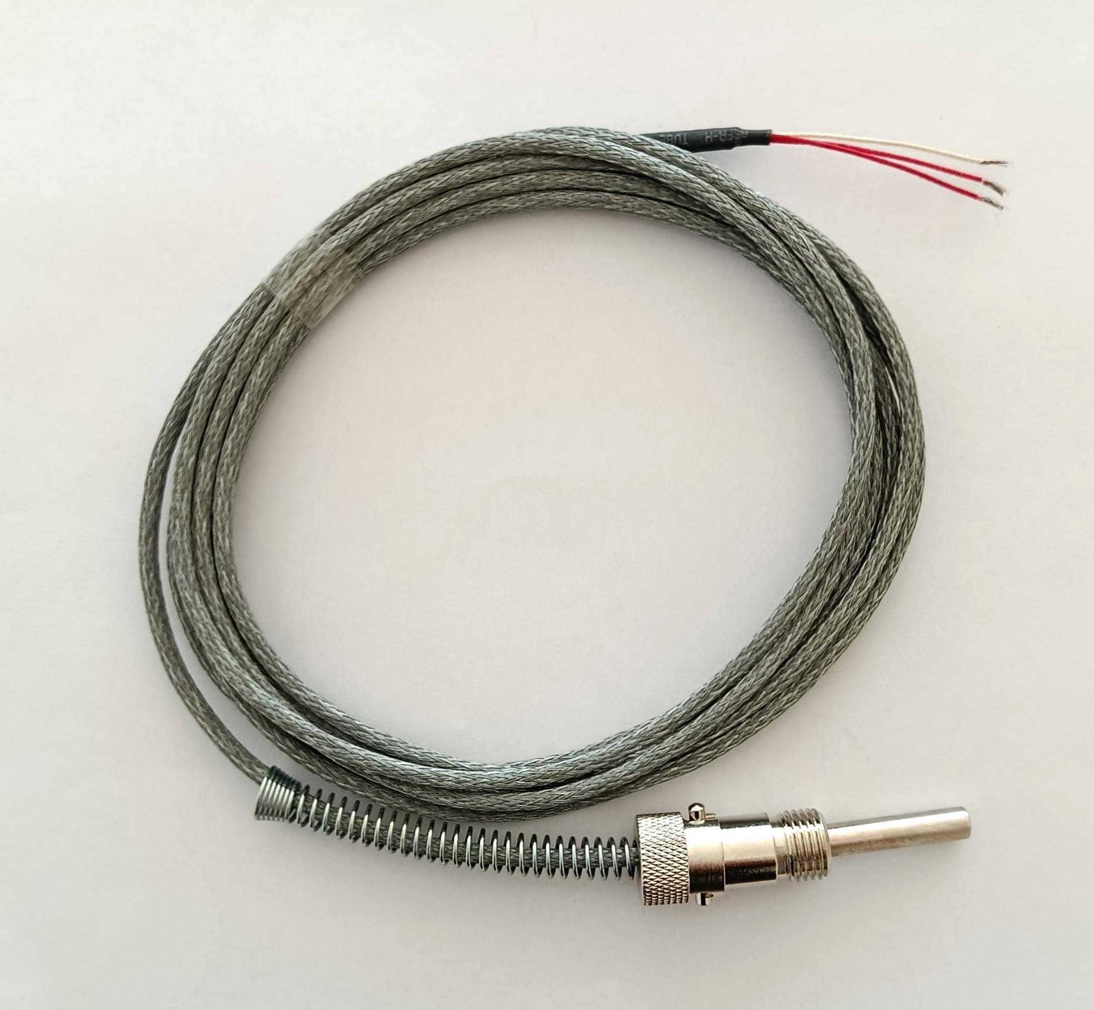 ‏‏‎ ‎ Sıcaklık Sensörleri Bayonet Tip PT-100 Sensör - 3 Mt Kablo Boyu