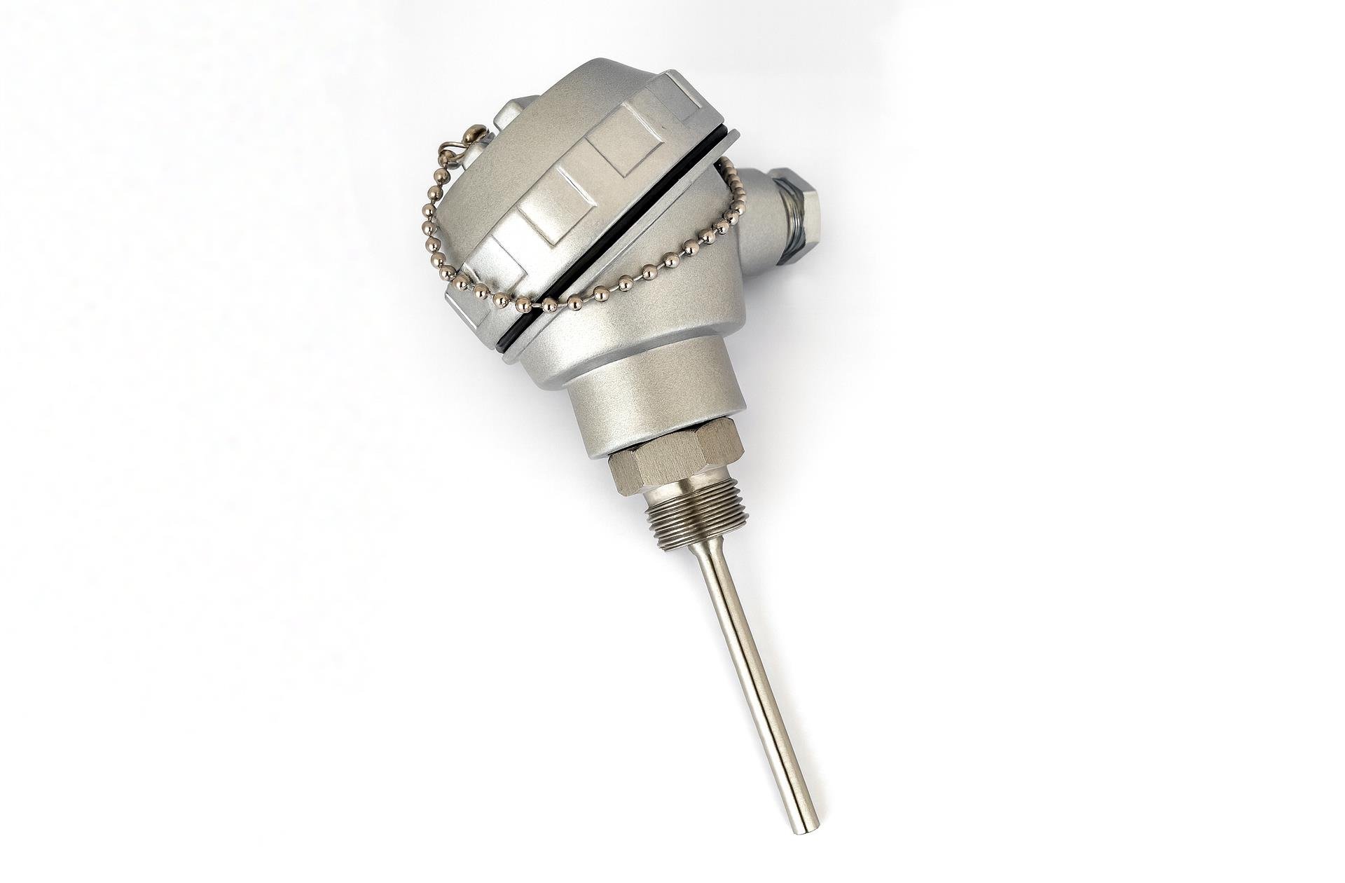 ‏‏‎ ‎ Sıcaklık Sensörleri Kafa Tipi PT-100 Sensör - 10cm dalma boyu