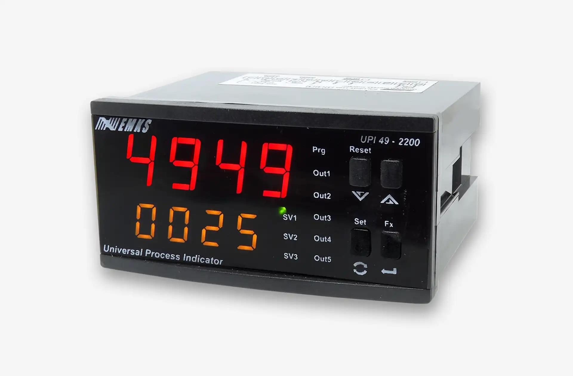 EMKS Elektronik Üniversal Girişli Proses İndikatörleri UPI49-2200 (48x96mm) Proses İndikatörü