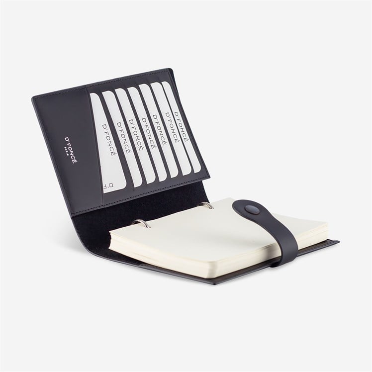 Assistant Hakiki Deri Ajanda Nero Siyah Matto