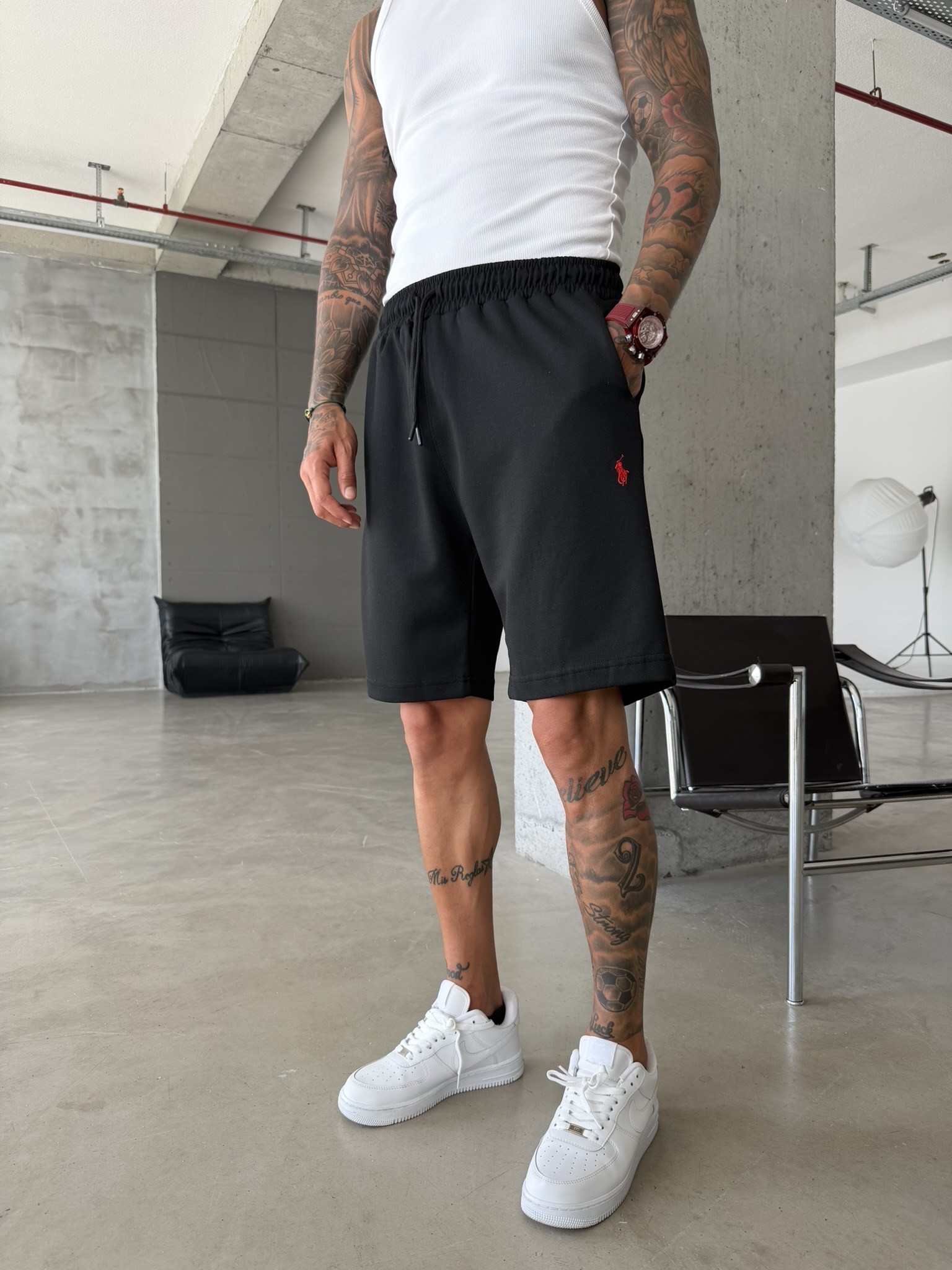 362 Icon Essential Shorts - Siyah