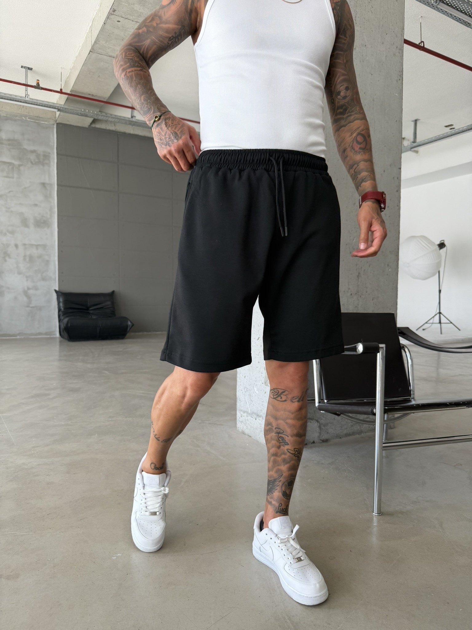 362 Icon Essential Shorts - Siyah