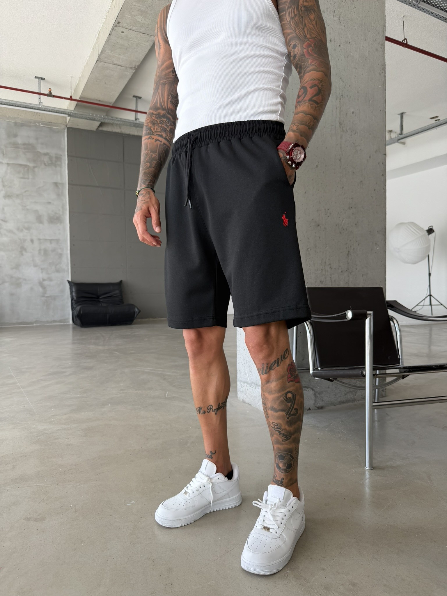 362 Icon Essential Shorts - Siyah