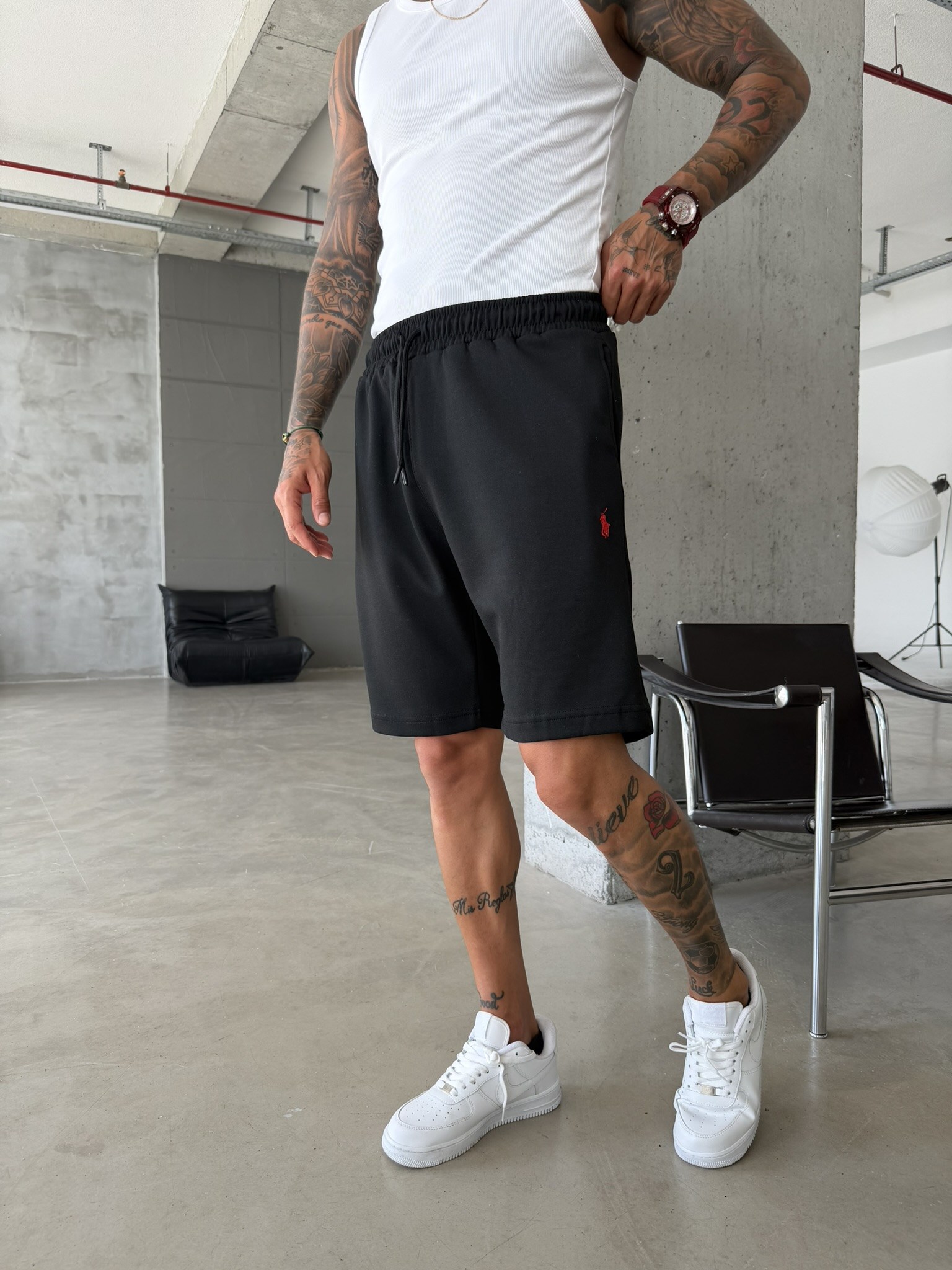 362 Icon Essential Shorts - Siyah