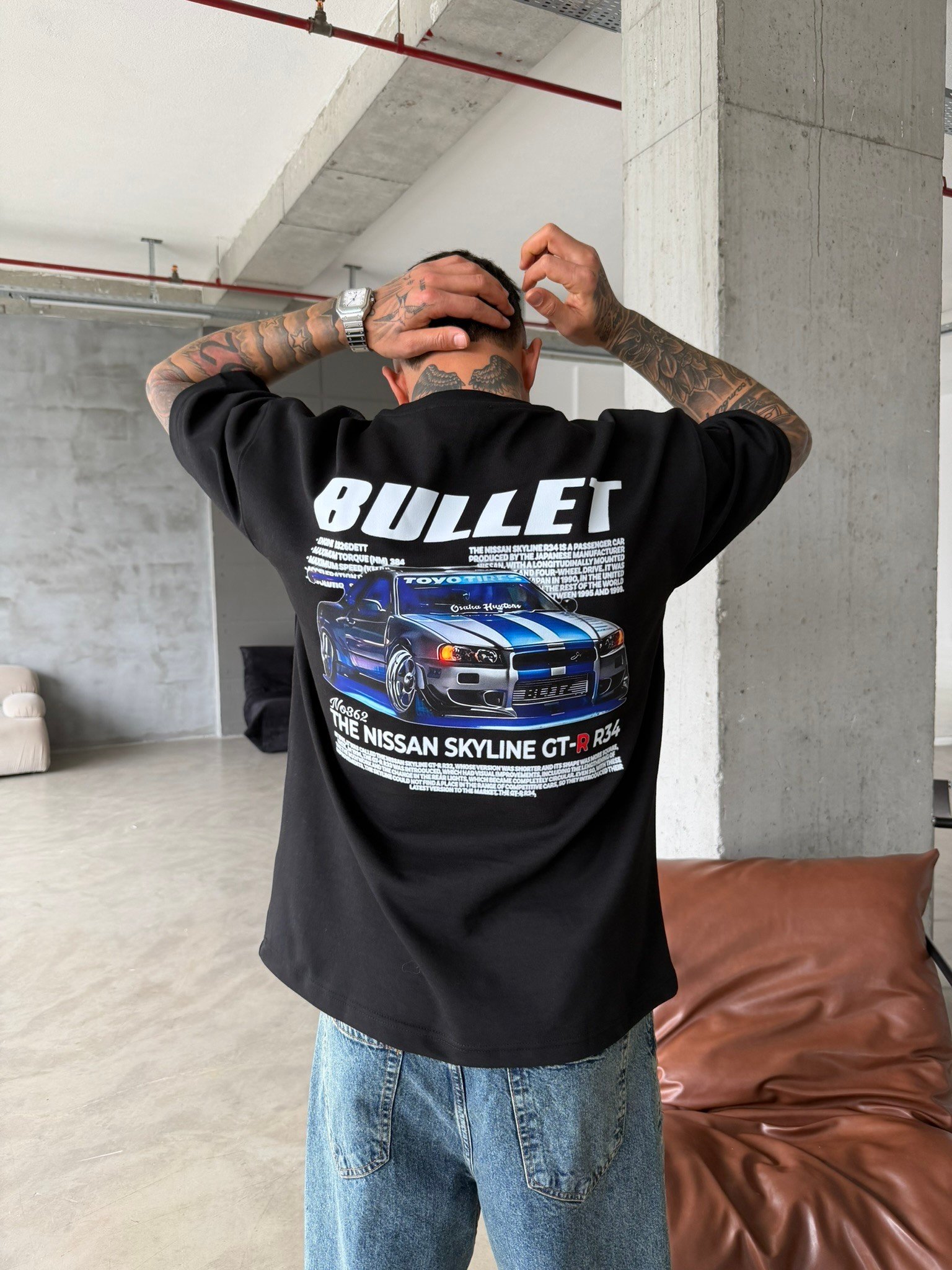 Bullet 362 Dessing T-Shirt - Mavi
