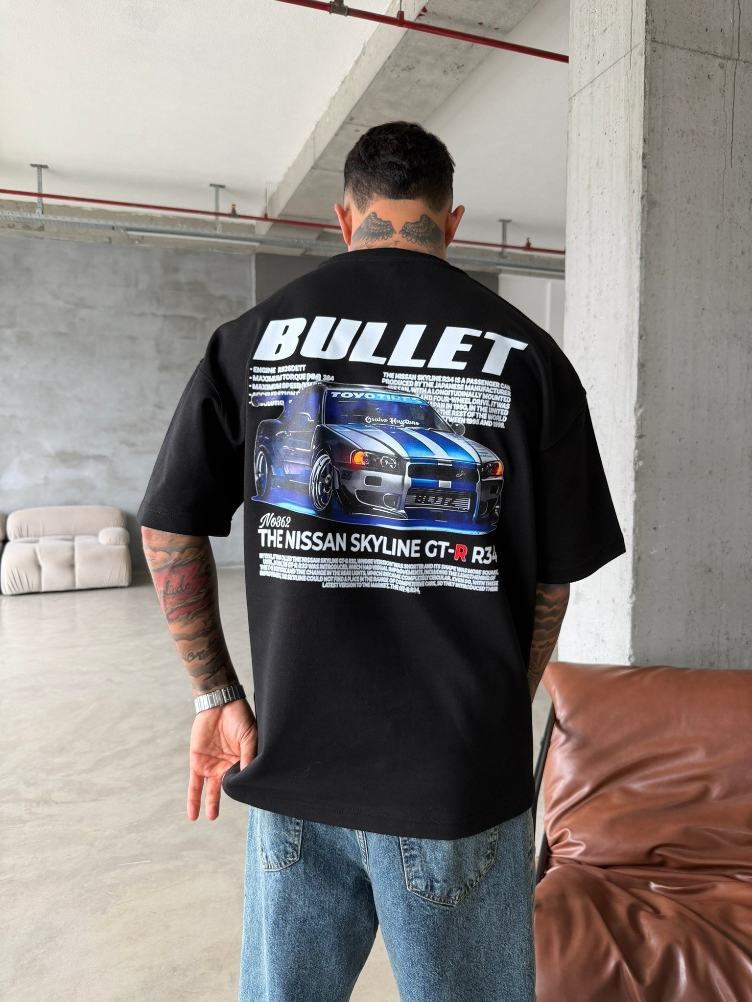 Bullet 362 Dessing T-Shirt - Mavi