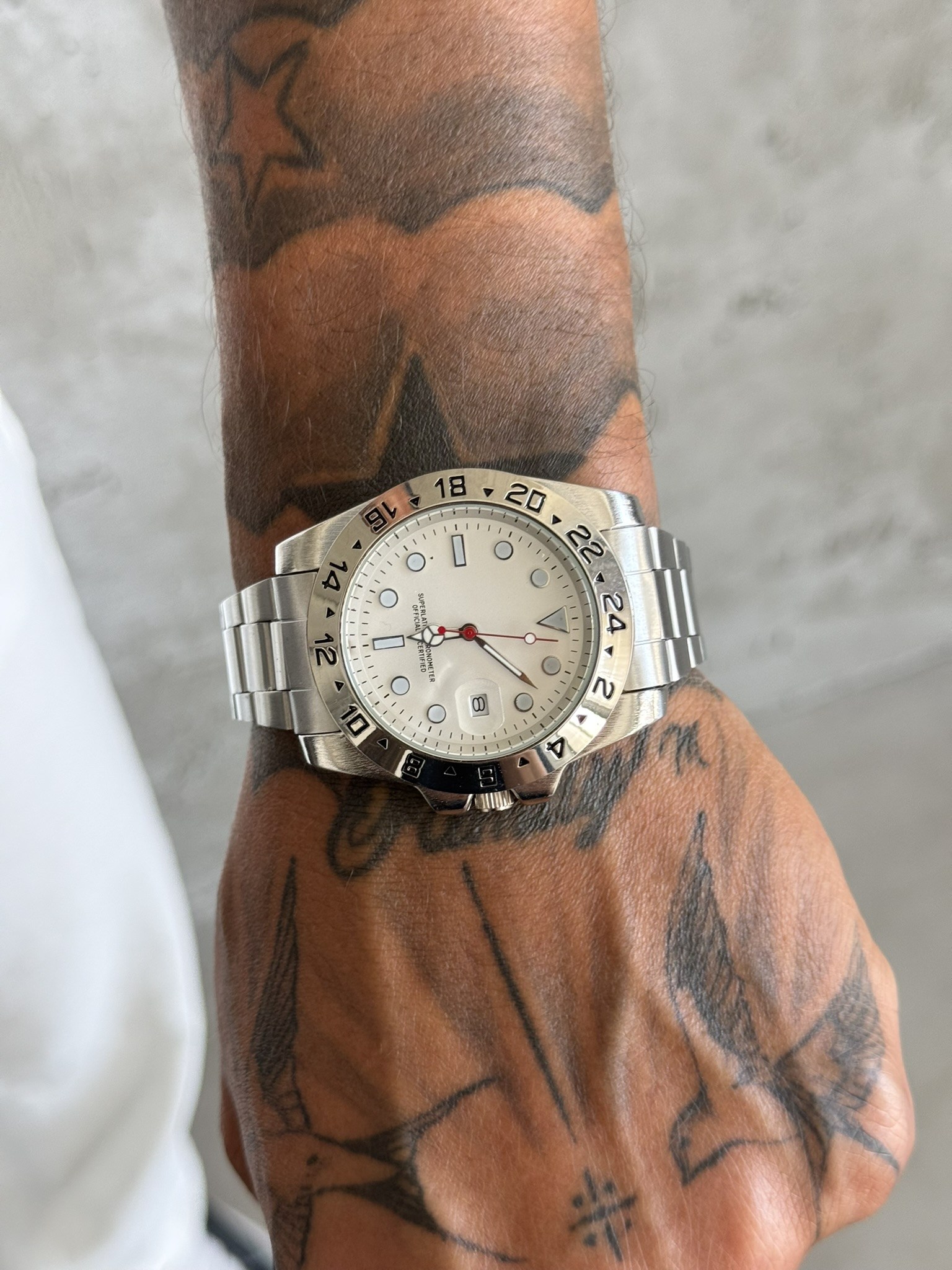 Çelik Kordonlu GMT Erkek Kol Saati