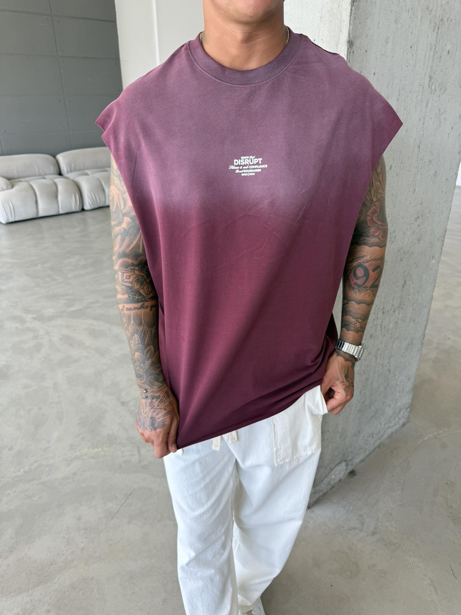 Dısrupt Sıfır Kol Spreyli Atlet - Bordo