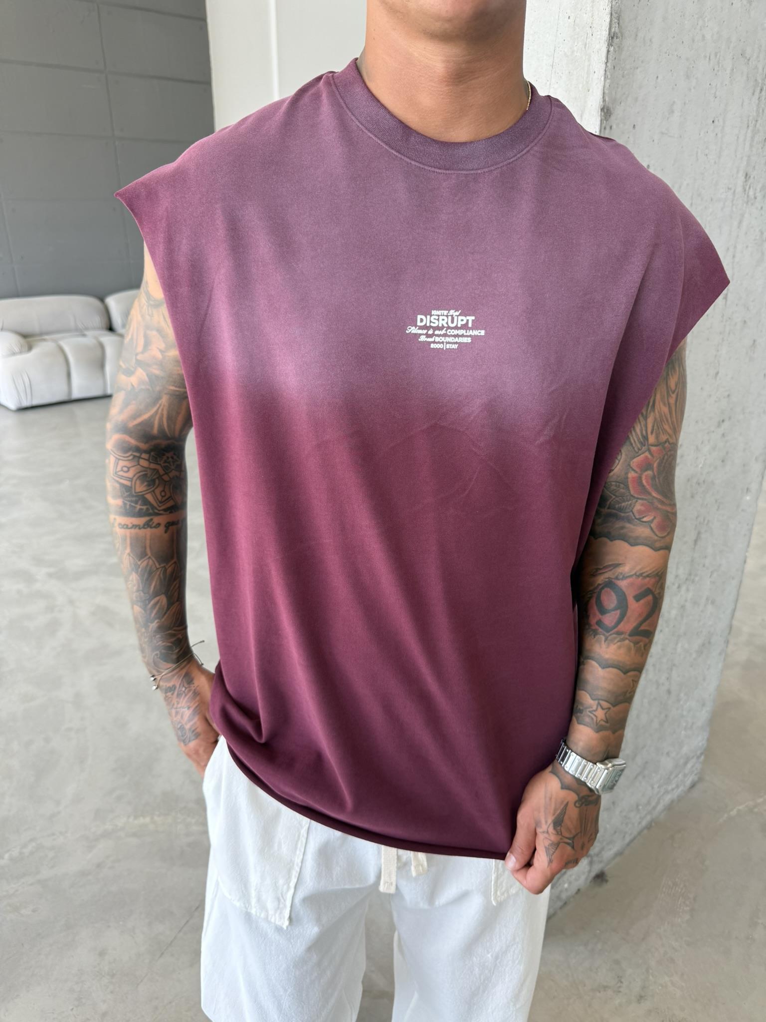 Dısrupt Sıfır Kol Spreyli Atlet - Bordo