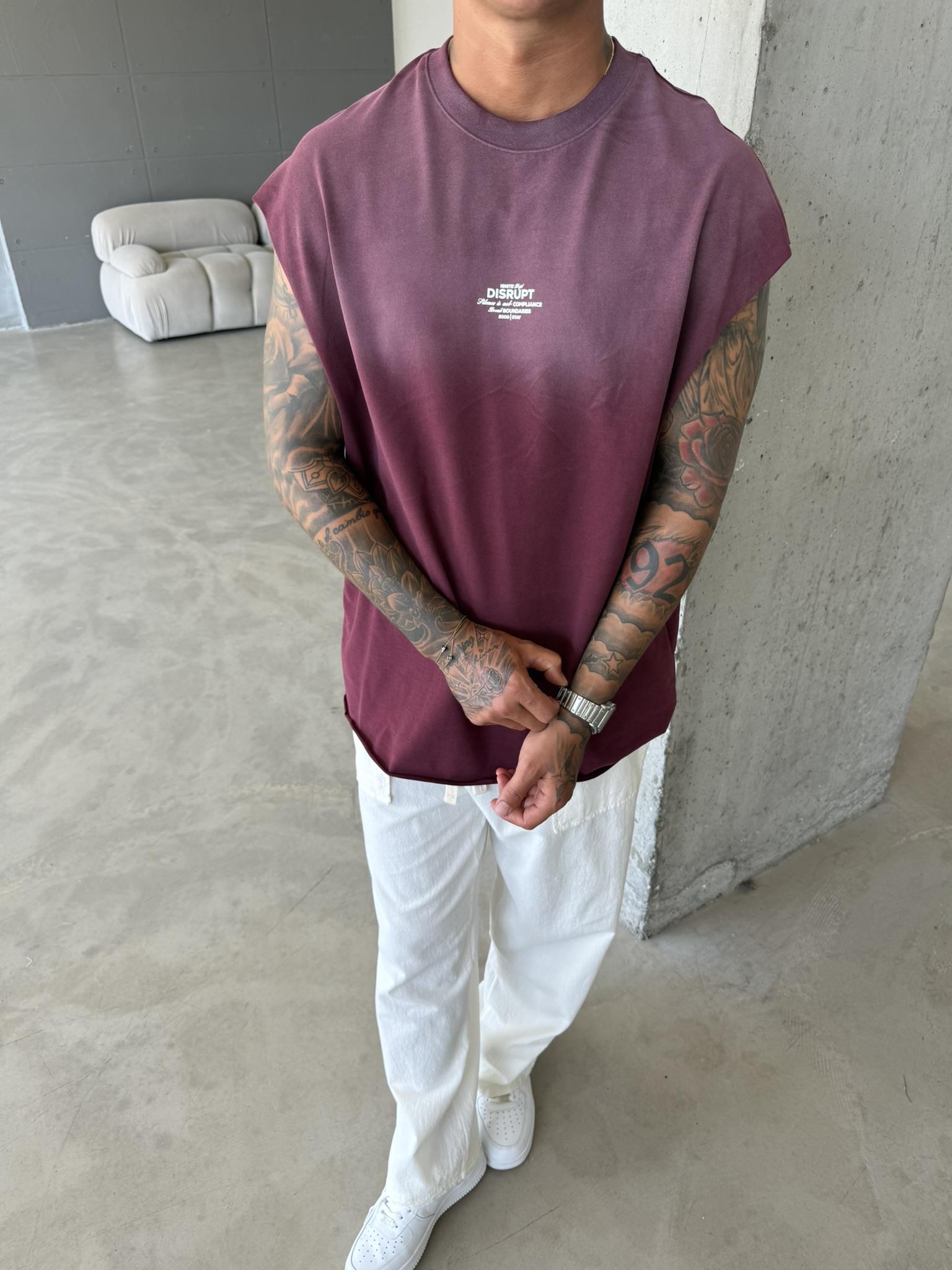 Dısrupt Sıfır Kol Spreyli Atlet - Bordo