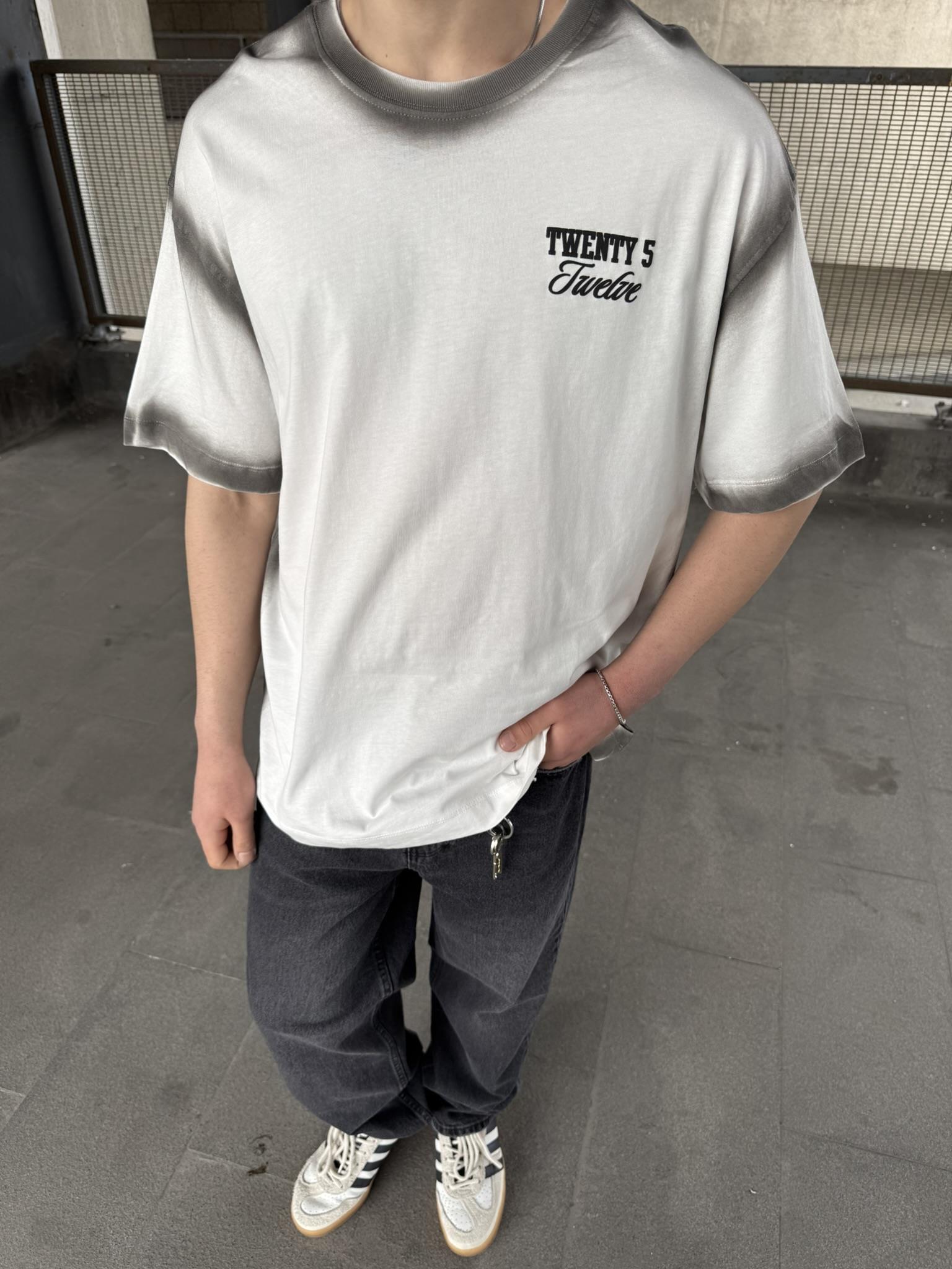 Everything  Spreyli Oversize T-Shirt  - Beyaz
