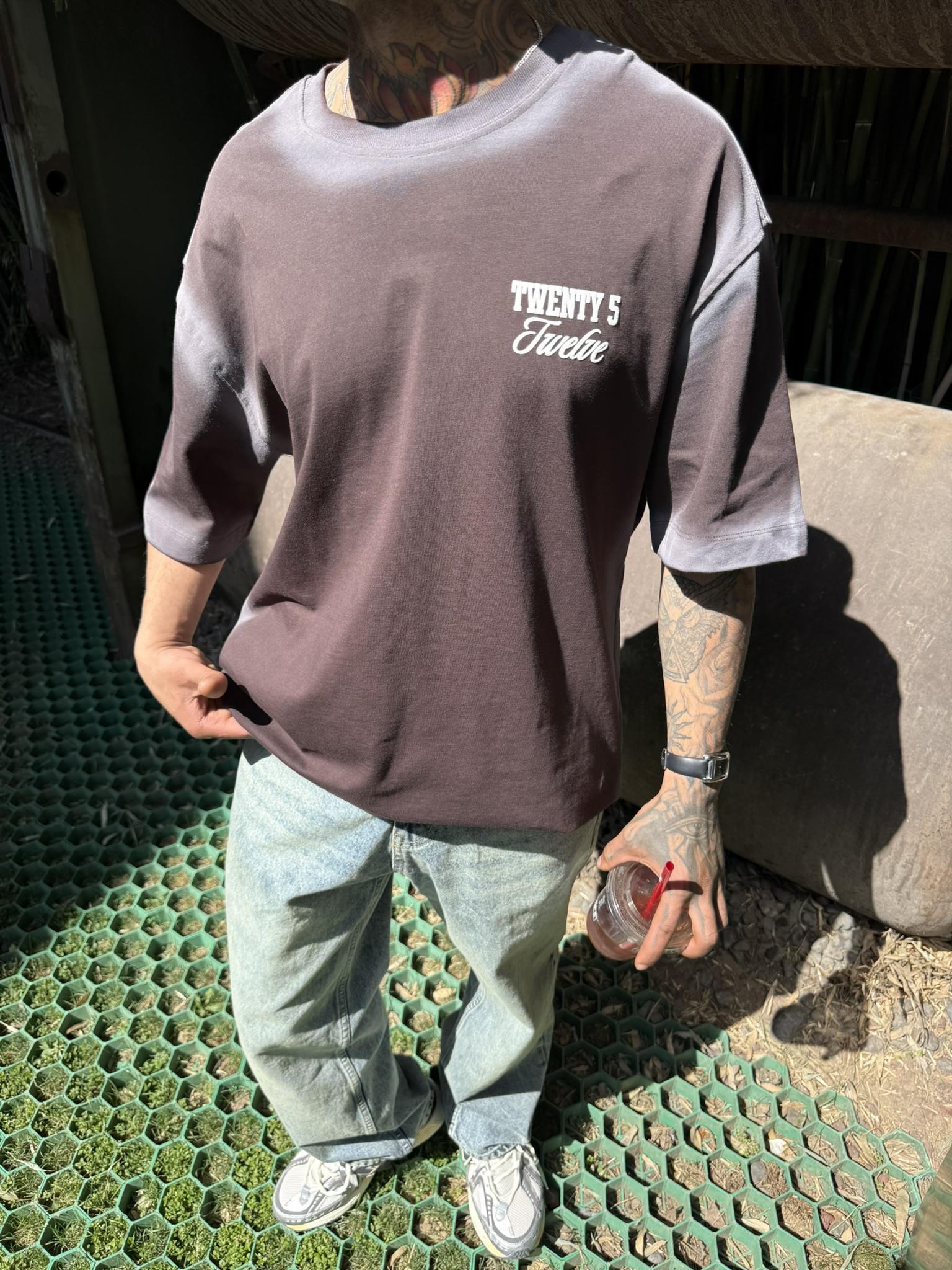 Everything  Spreyli Oversize T-Shirt  - Kahve
