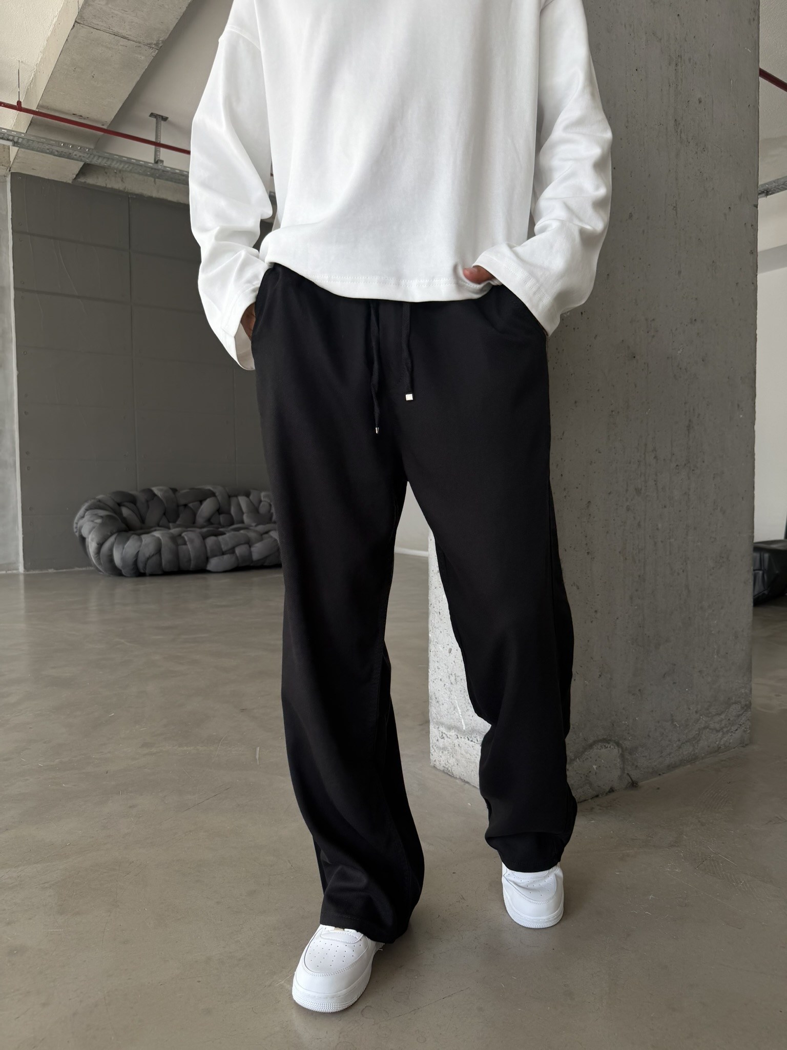 Gabardin Premium Kumaş Baggy Pantolon