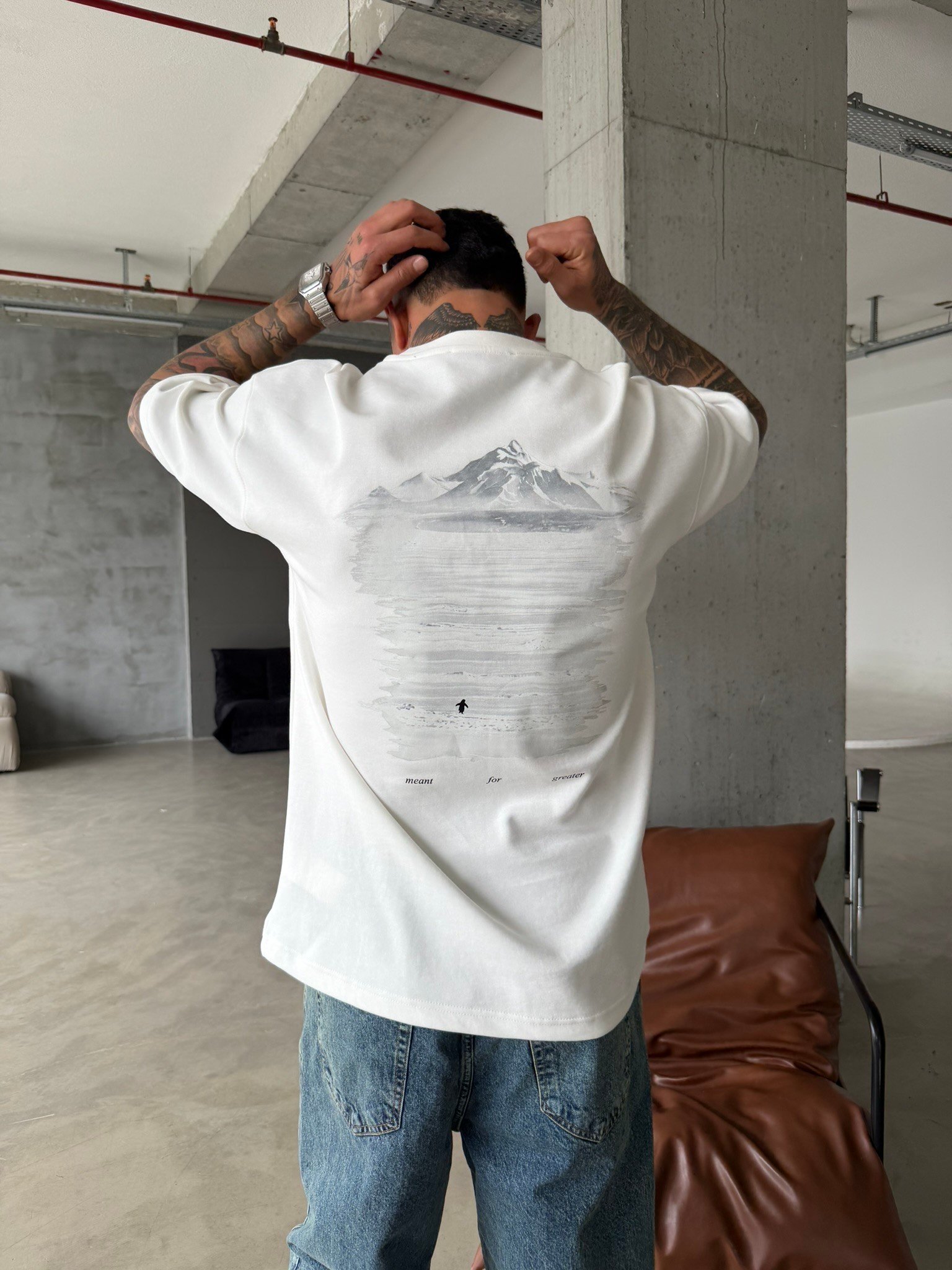 Meant For Greater Basic But Why T-Shirt - Beyaz