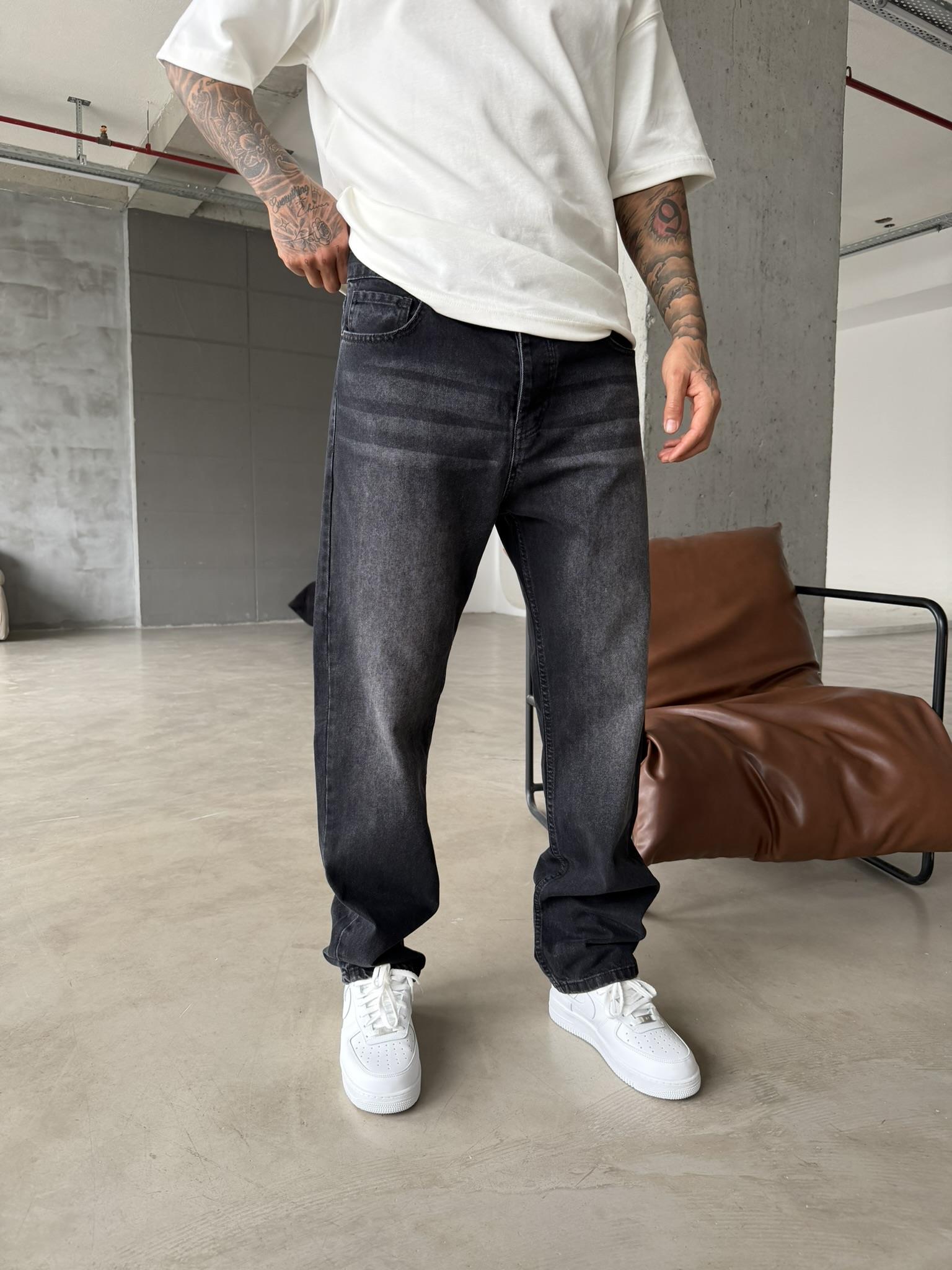 Premium Baggy Fit Pantolon - Siyah