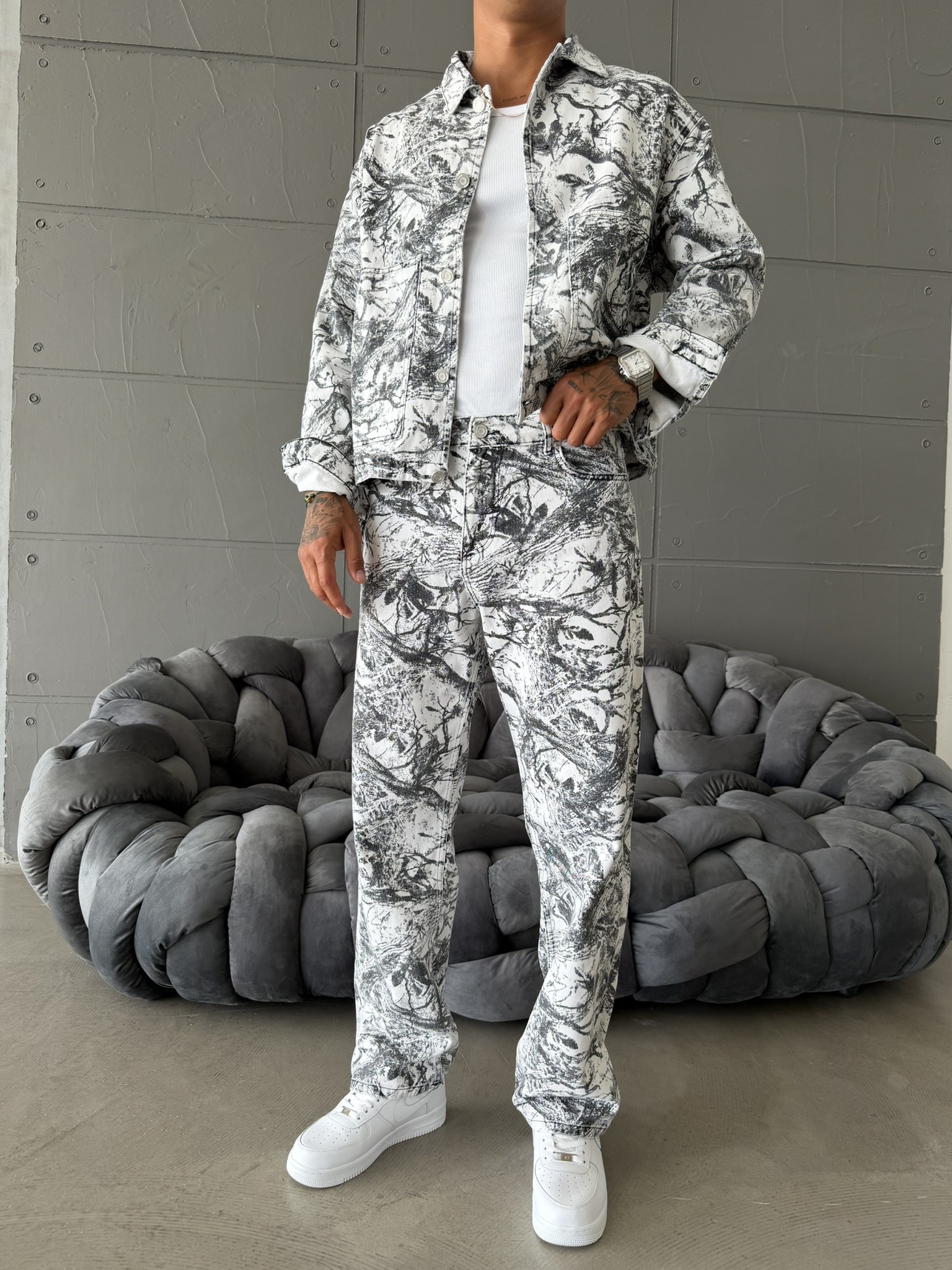 Premium Baskı Detaylı Takım 
