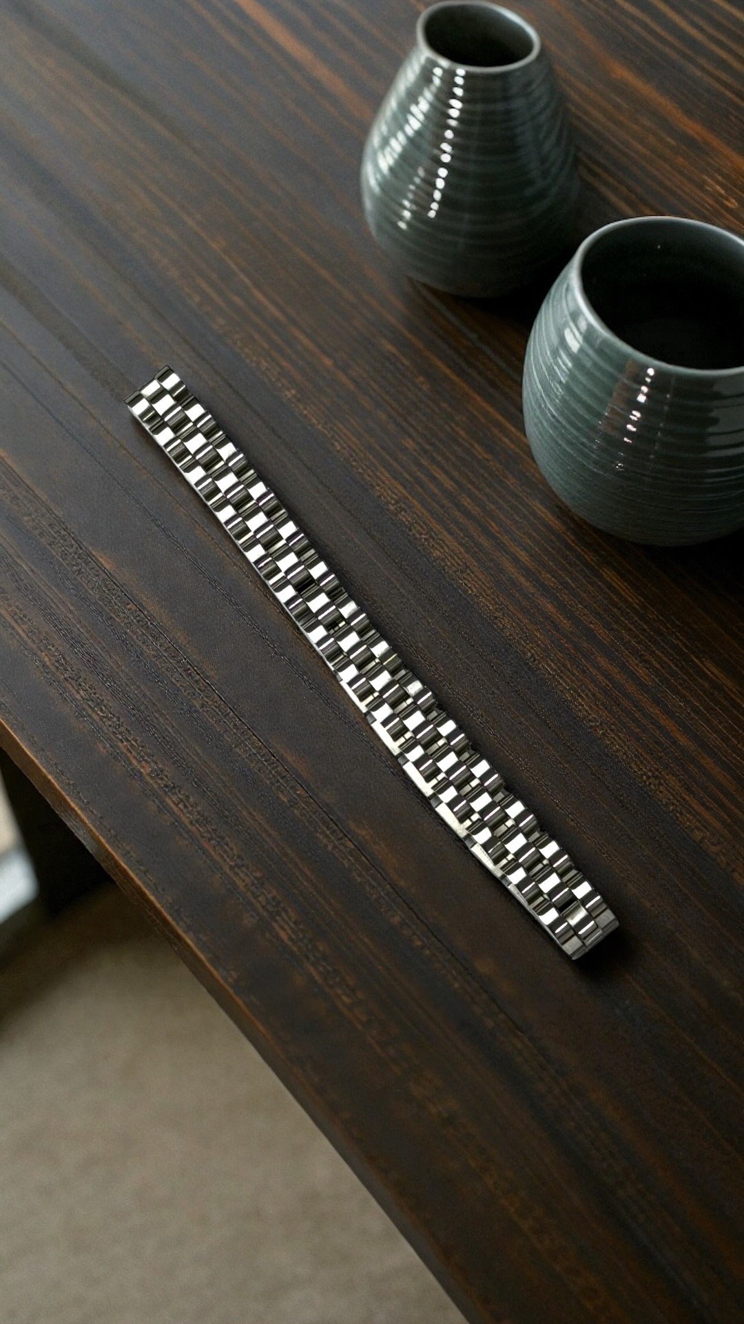 Steel Code 362 Erkek Bileklik - Gümüş