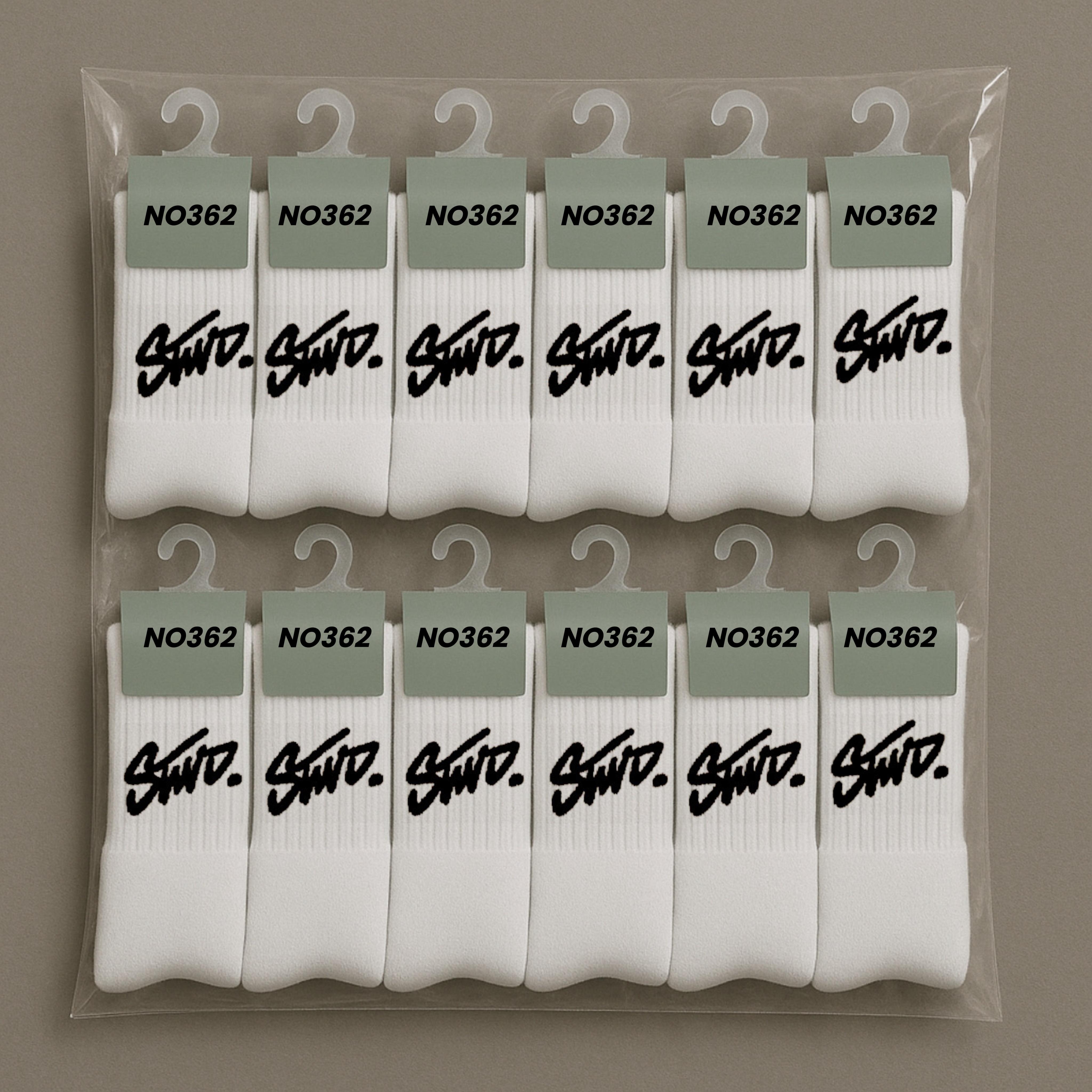 SW 12'Li Çorap Paketi - Beyaz