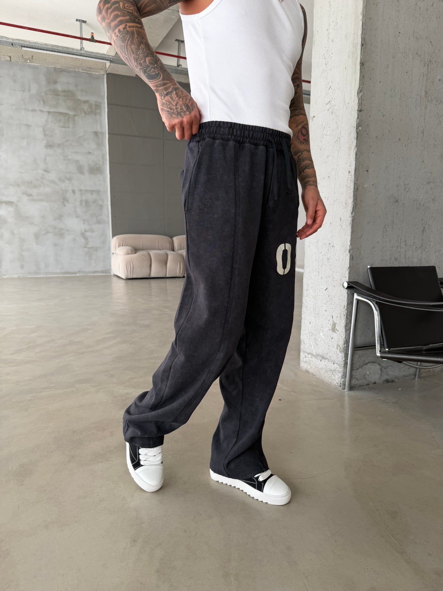 Urban Legacy 08 Premium Baggy Eşofman Altı - Siyah
