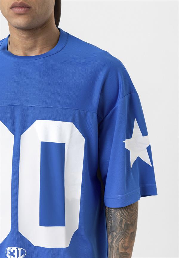 00 Bisiklet Yaka Forma - Mavi